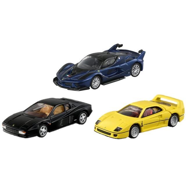 Takara Tomy Tomica Gift Set 合金 1:64 Premium 法拉利3車收藏套裝