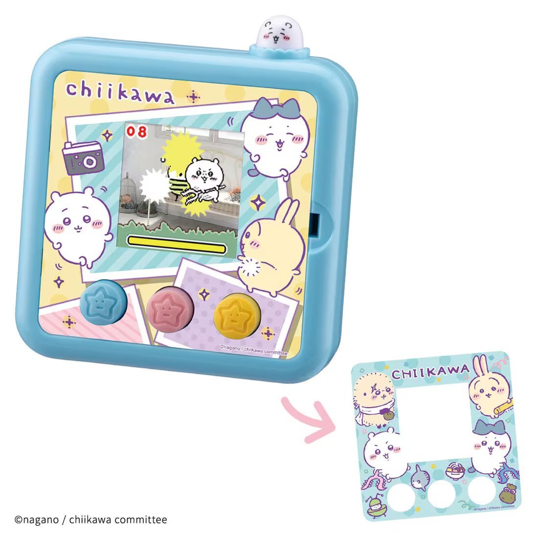 Takara Tomy ちいかわ相機 Yeah!! 藍色 兒童用