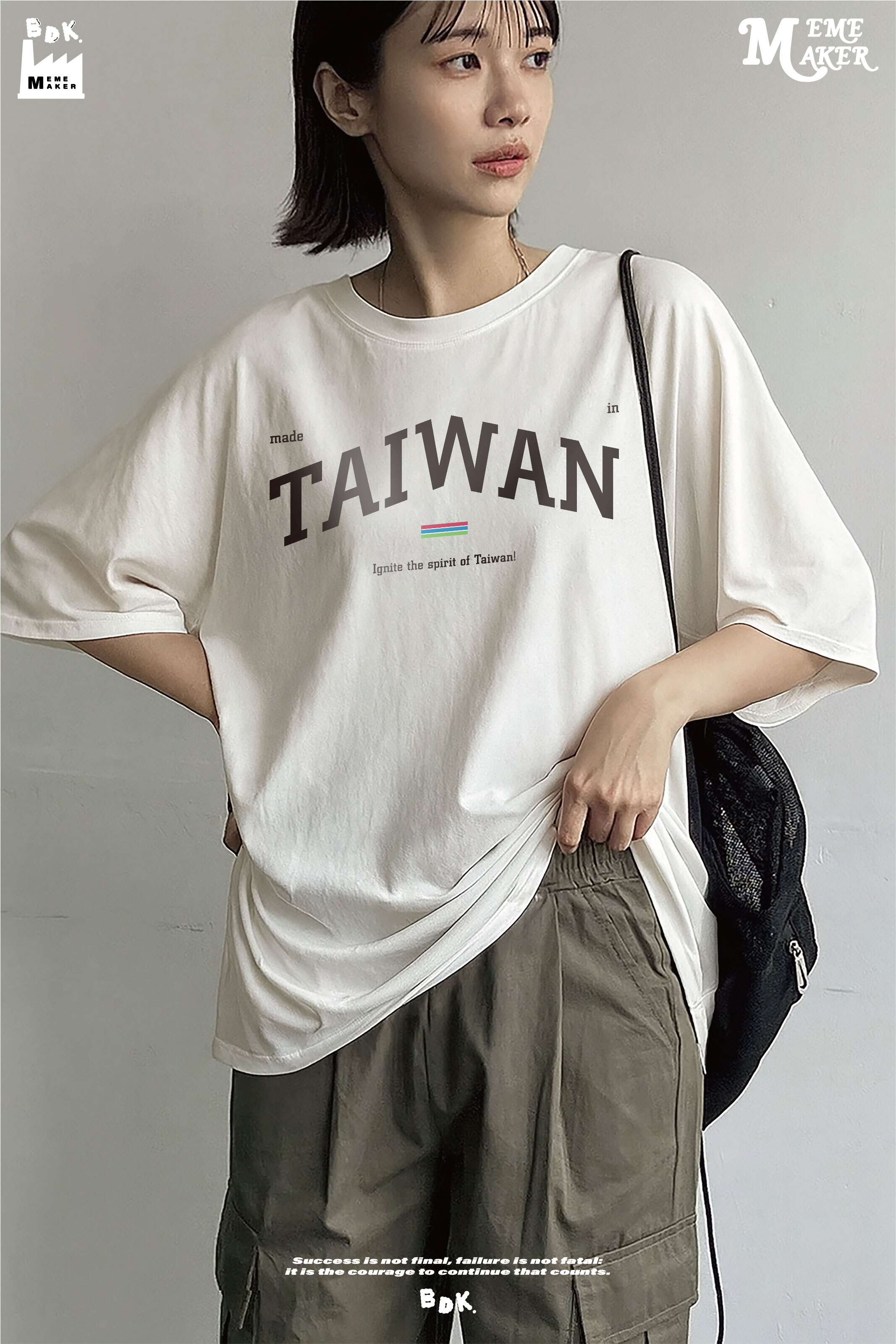 BDK.製造 - made in TAIWAN - 短T〈BDK2530〉