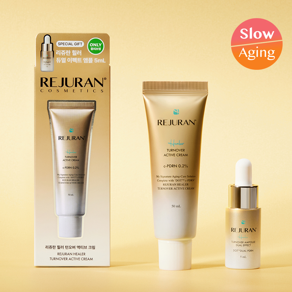 [30/11 - 30/12] REJURAN Healer Turnover Active Cream 50ml [Olive Young Planning Set]