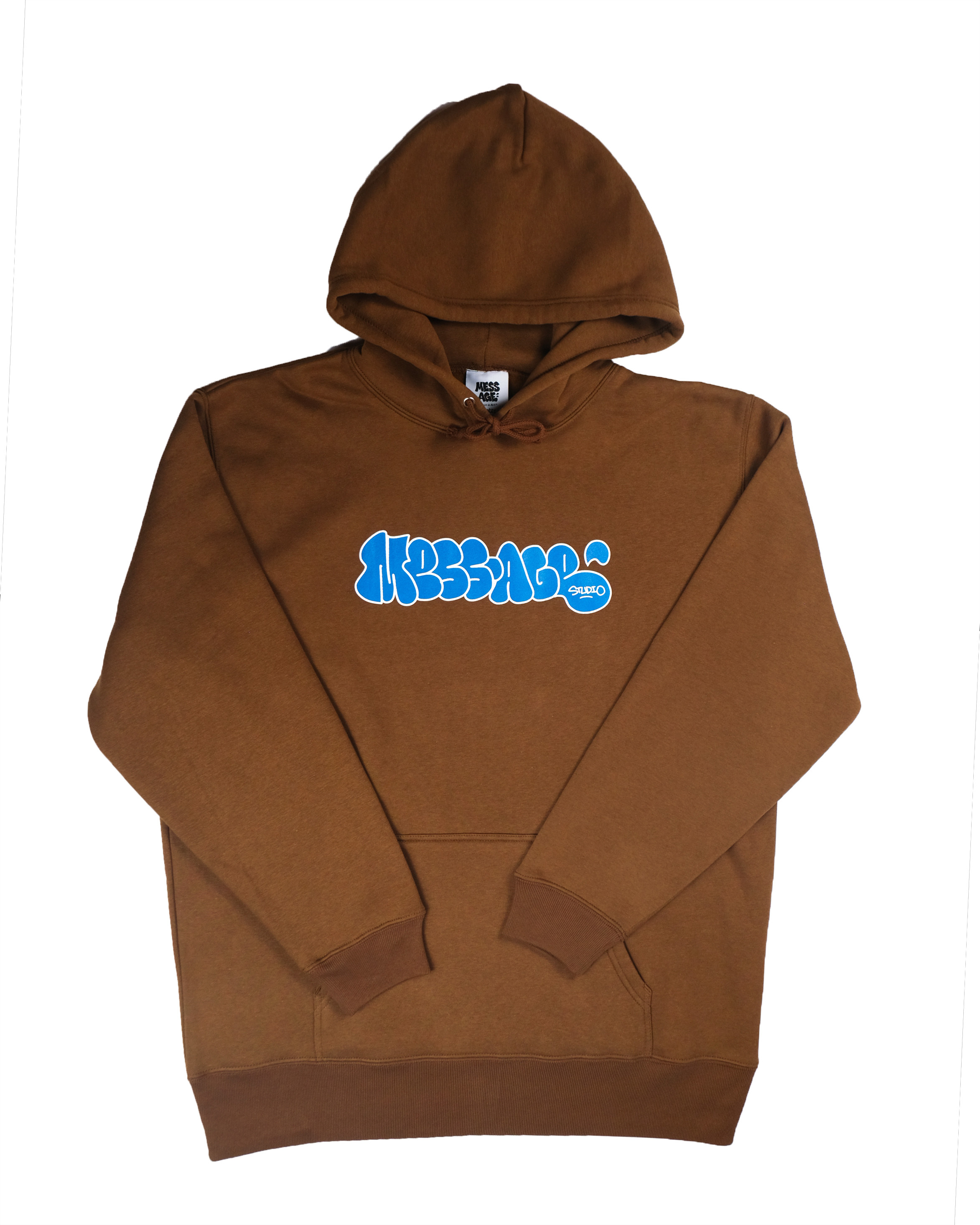 Mess-age Throwie Hoodie - Brown