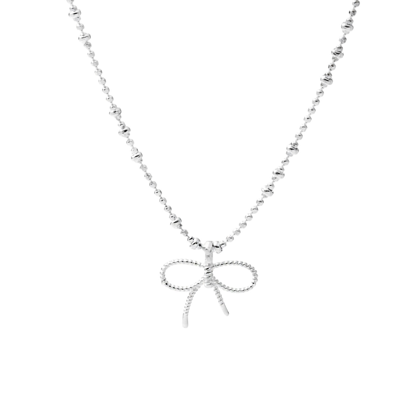 平價飾品,純銀,蝴蝶結,項鍊