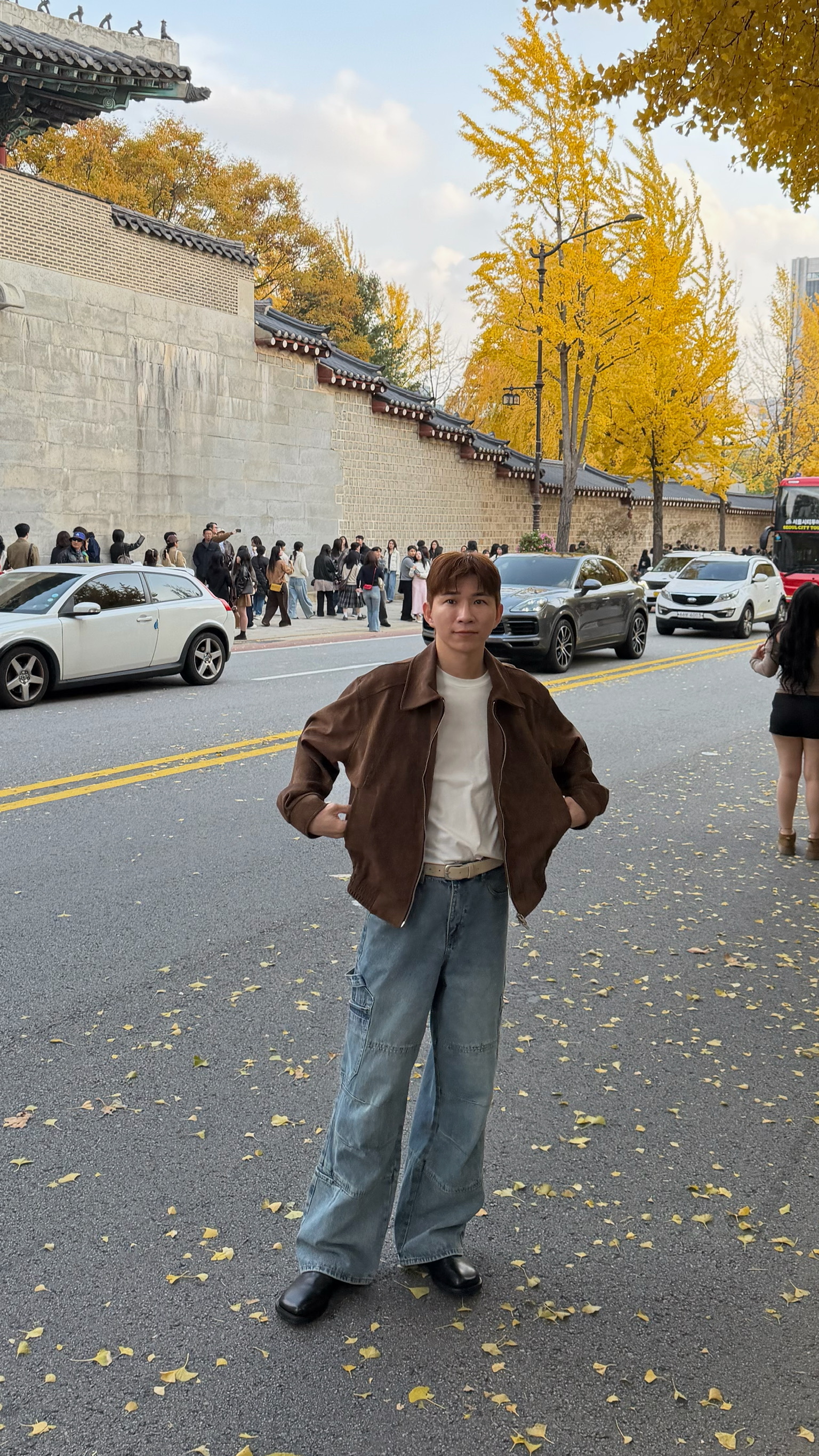 短版俐落麂皮夾克