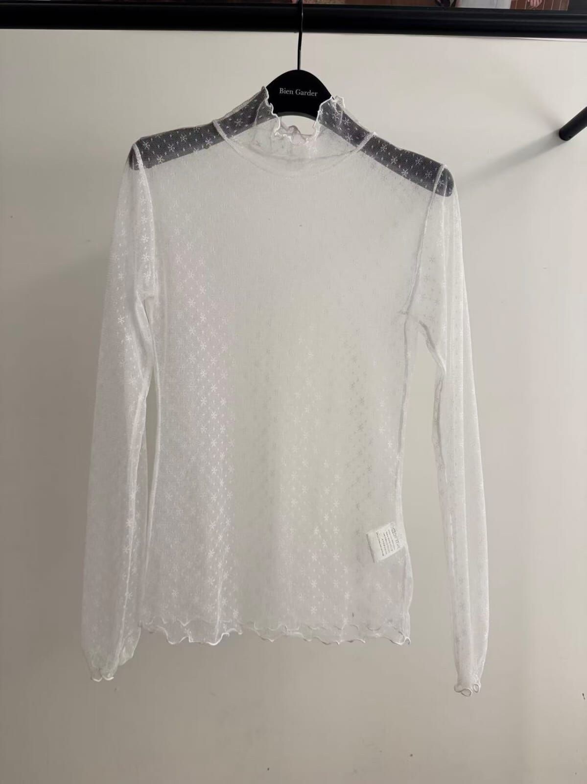 BG5349 雪花蕾絲內搭上衣 (優惠碼不適用)