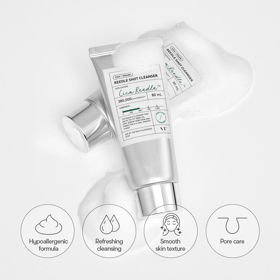 VT Reedle Shot CICA 煥膚潔面乳 80ml