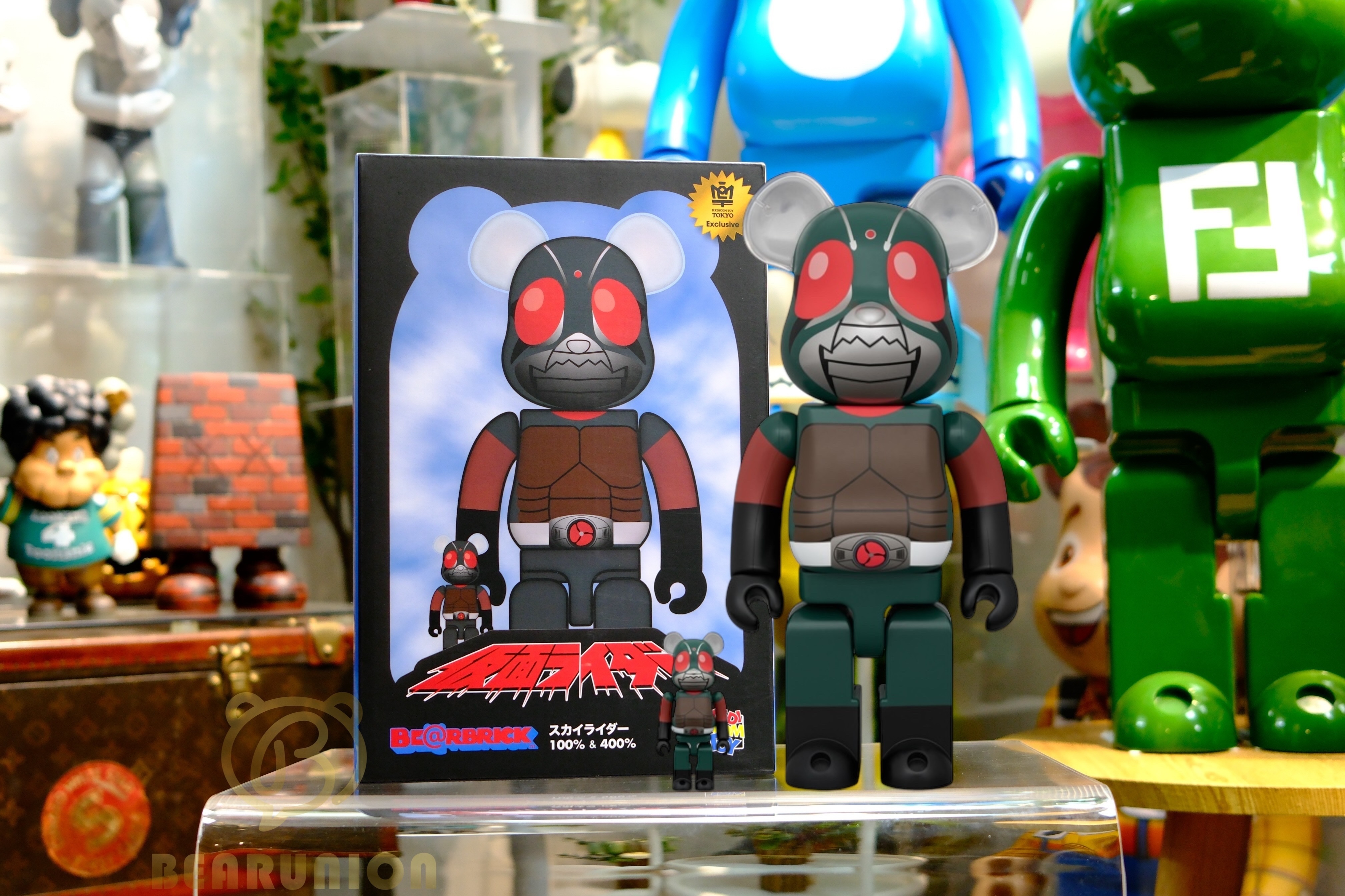 🎏預訂🎏Beabrick 400% 100% 仮面 スカイライダー 天空騎士