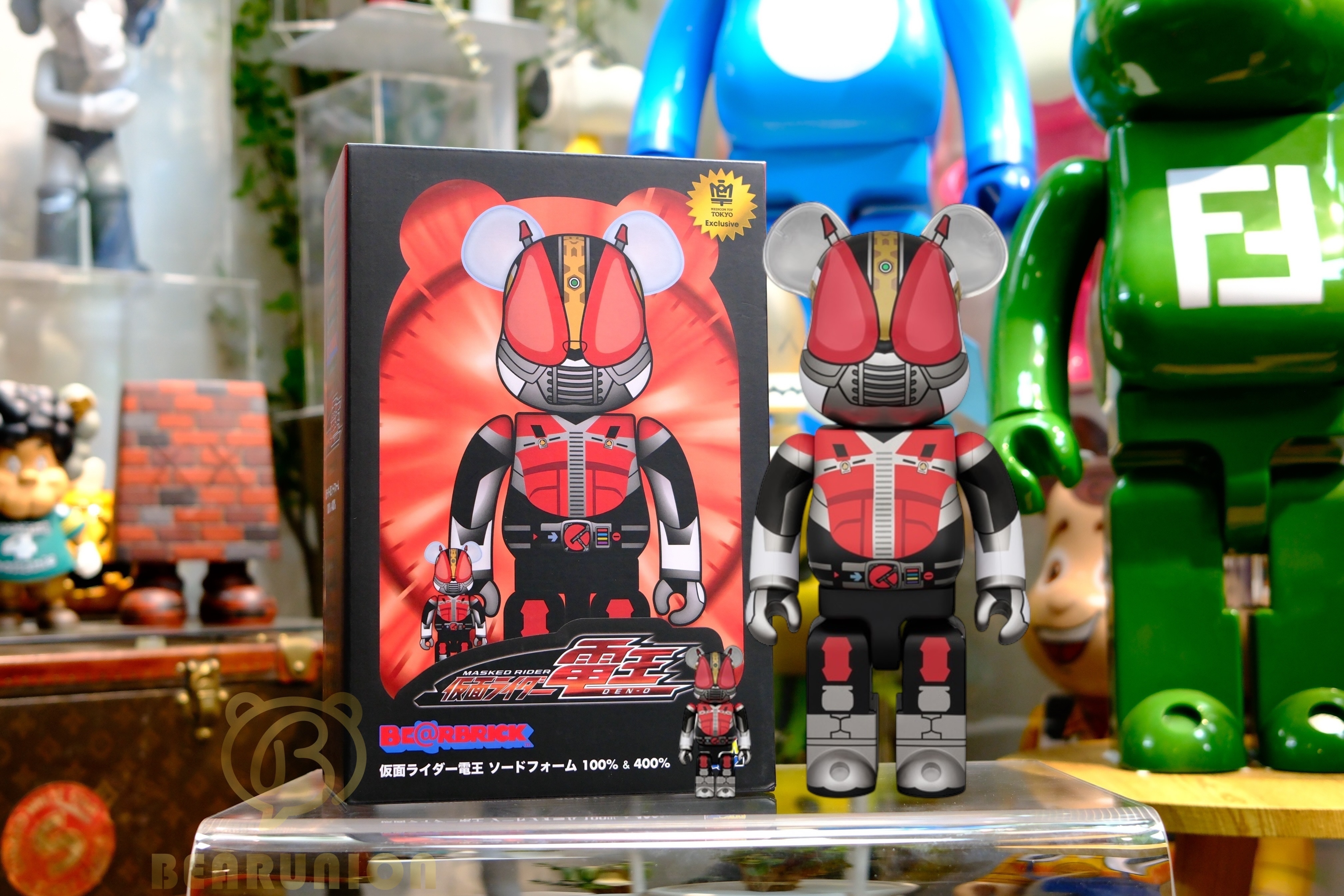 🎏預訂🎏Beabrick 400% 100% 仮面ライダー電王ソードフォーム