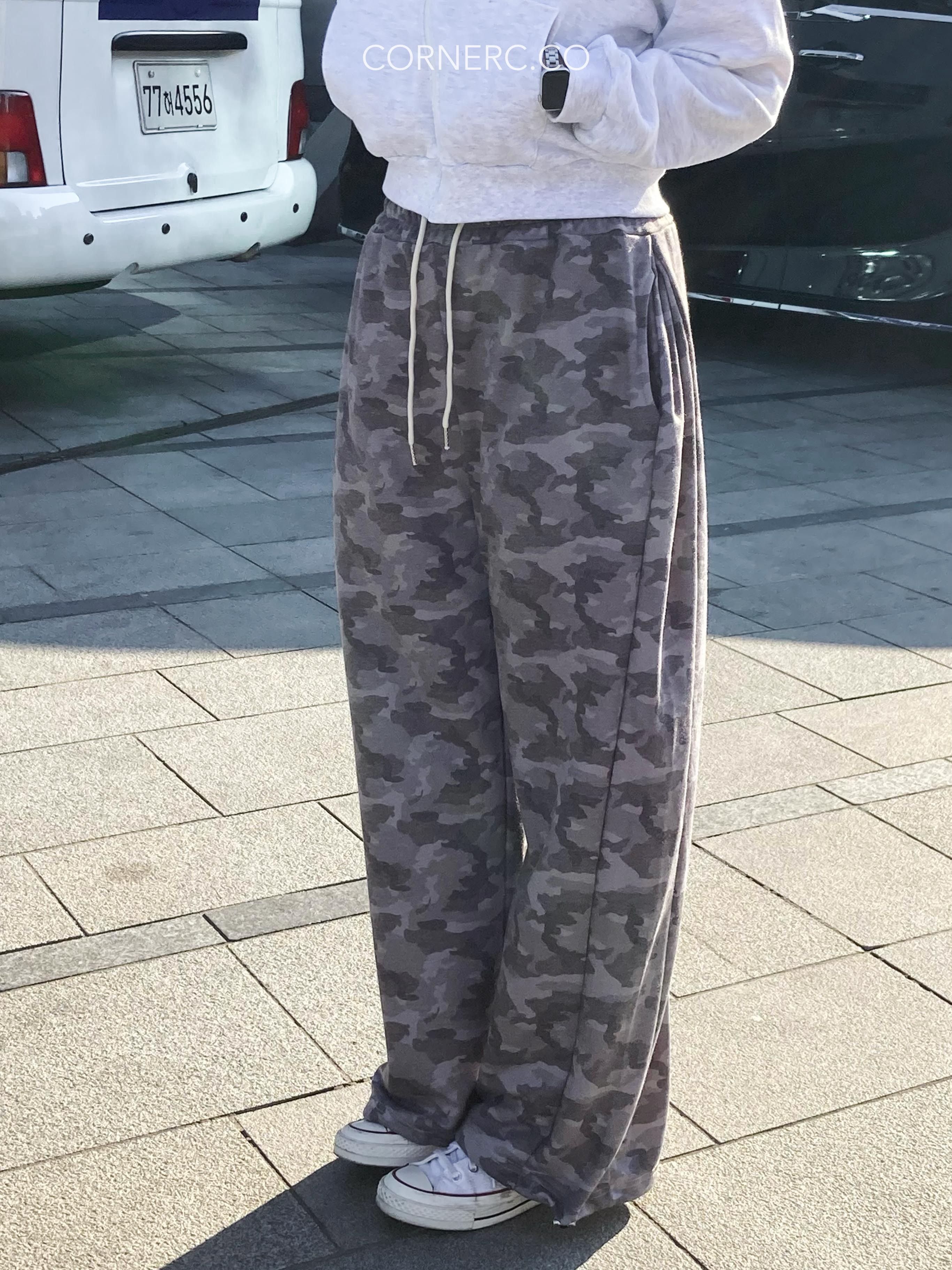 洗水色迷彩棉褲〈🇰🇷DAY 2〉