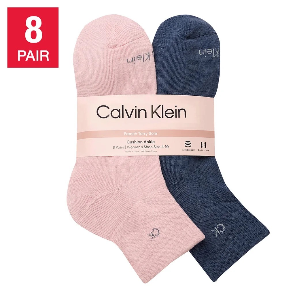 【預購】Q120201 Calvin Klein 女士高筒襪 8 雙裝