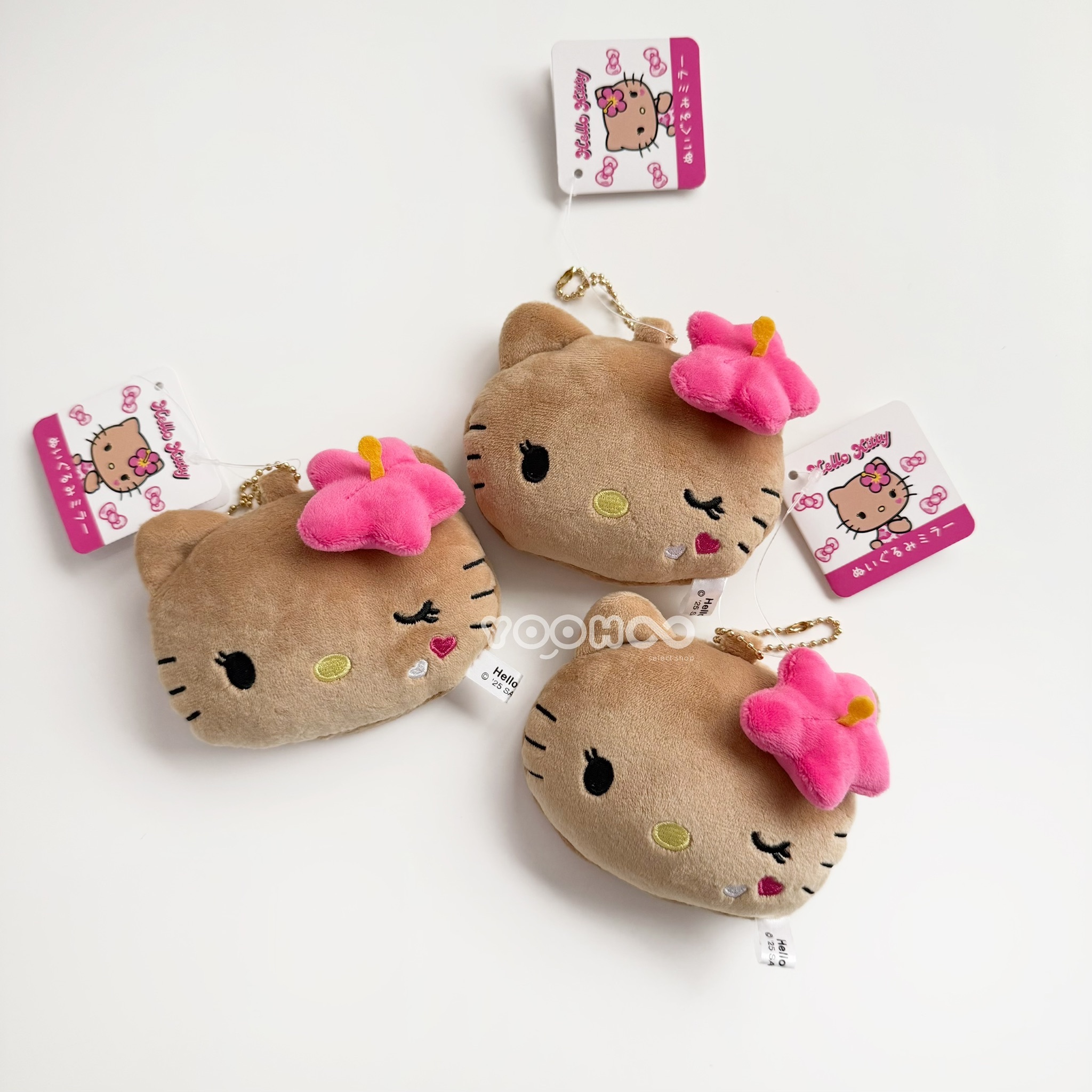 現貨┃權志龍 GD同款 日本 KITTY 曬黑 吊飾 小鏡子