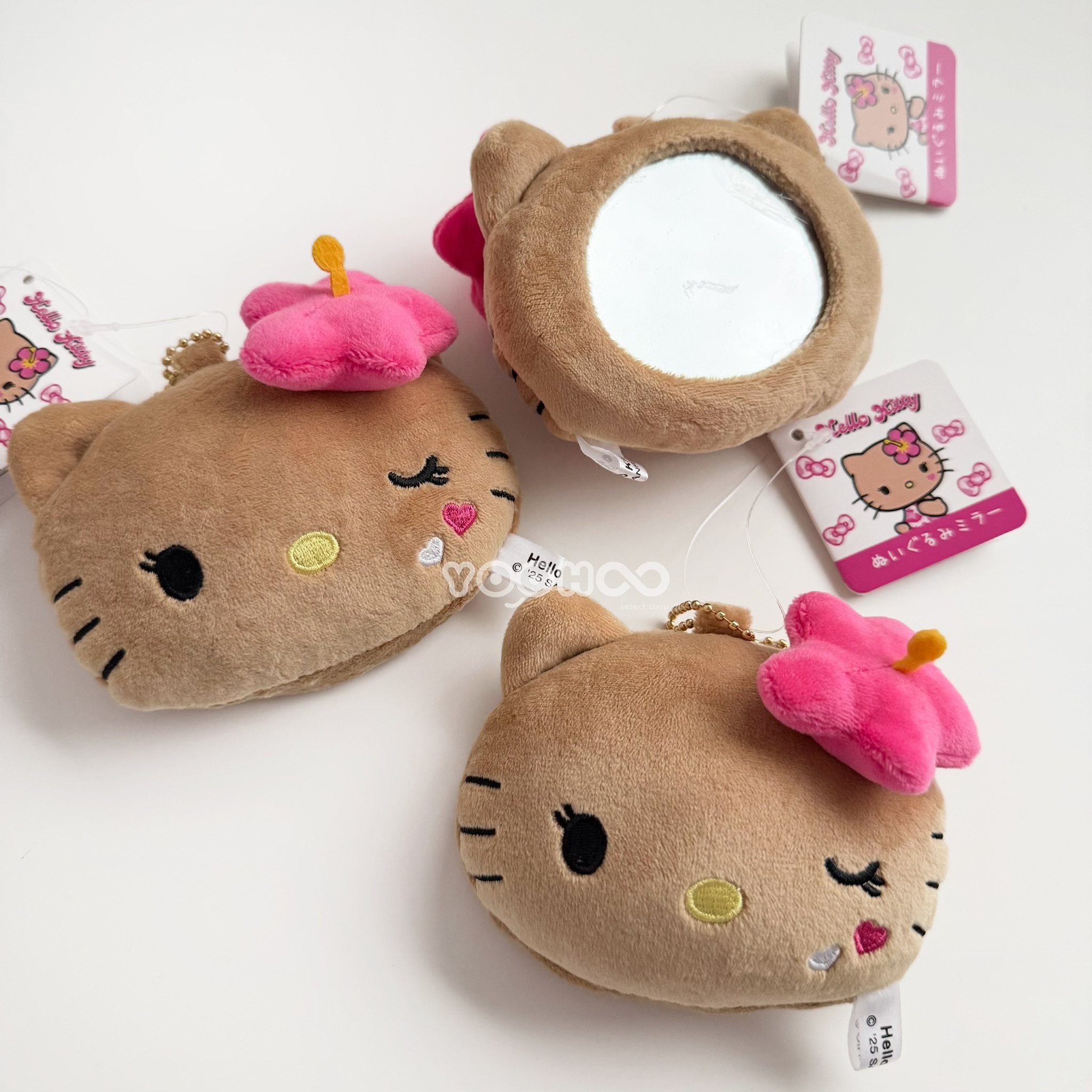 現貨┃權志龍 GD同款 日本 KITTY 曬黑 吊飾 小鏡子