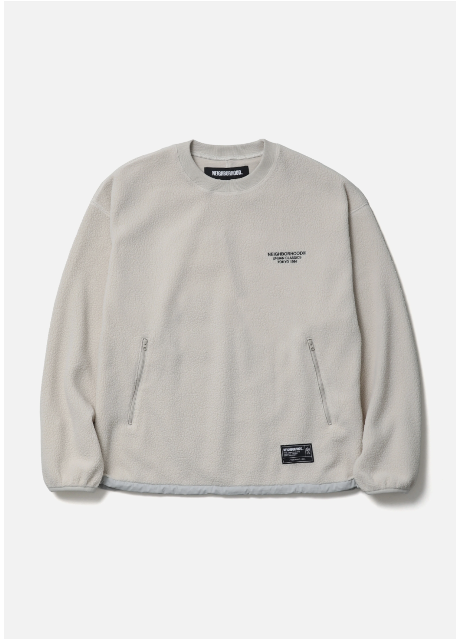 【NEIGHBORHOOD 】1206發售 FLEECE CREWNECK LS