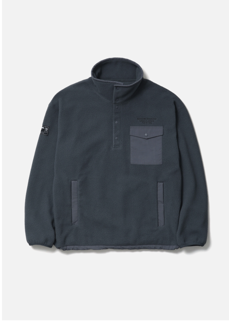 【NEIGHBORHOOD 】1206發售 FLEECE STAND COLLAR LS