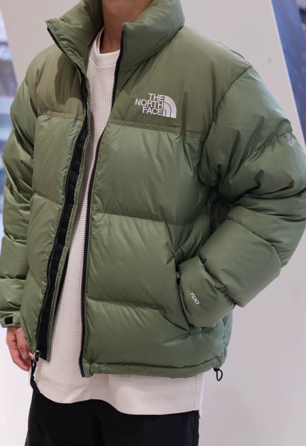 THE NORTH FACE 1996 Retro Nuptse 羽絨外套｜Bark Mist 樹皮灰｜700蓬｜男女同款
