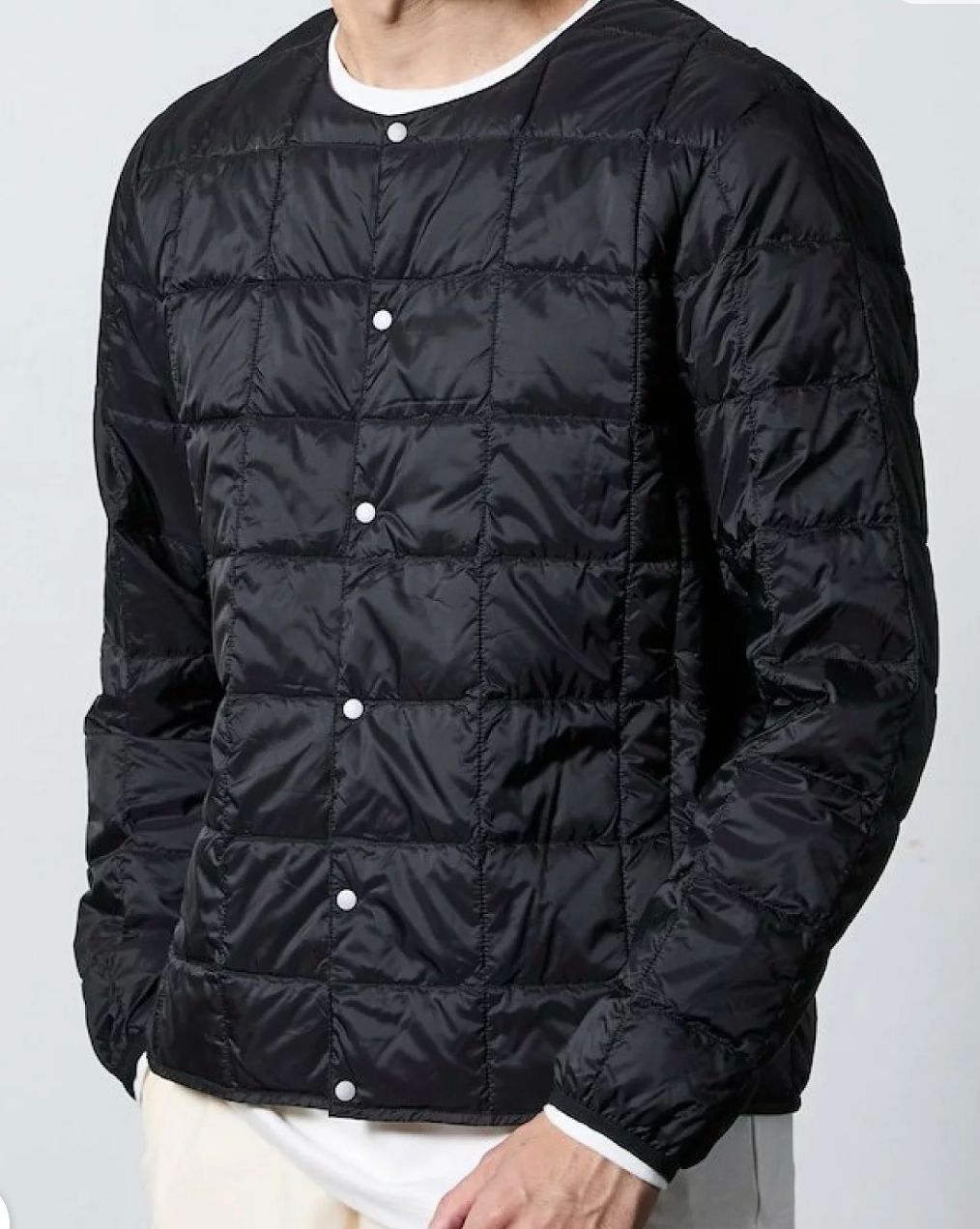 TAION-104 BASIC CREW NECK BUTTON INNER DOWN JACKET【限定販售】25AW