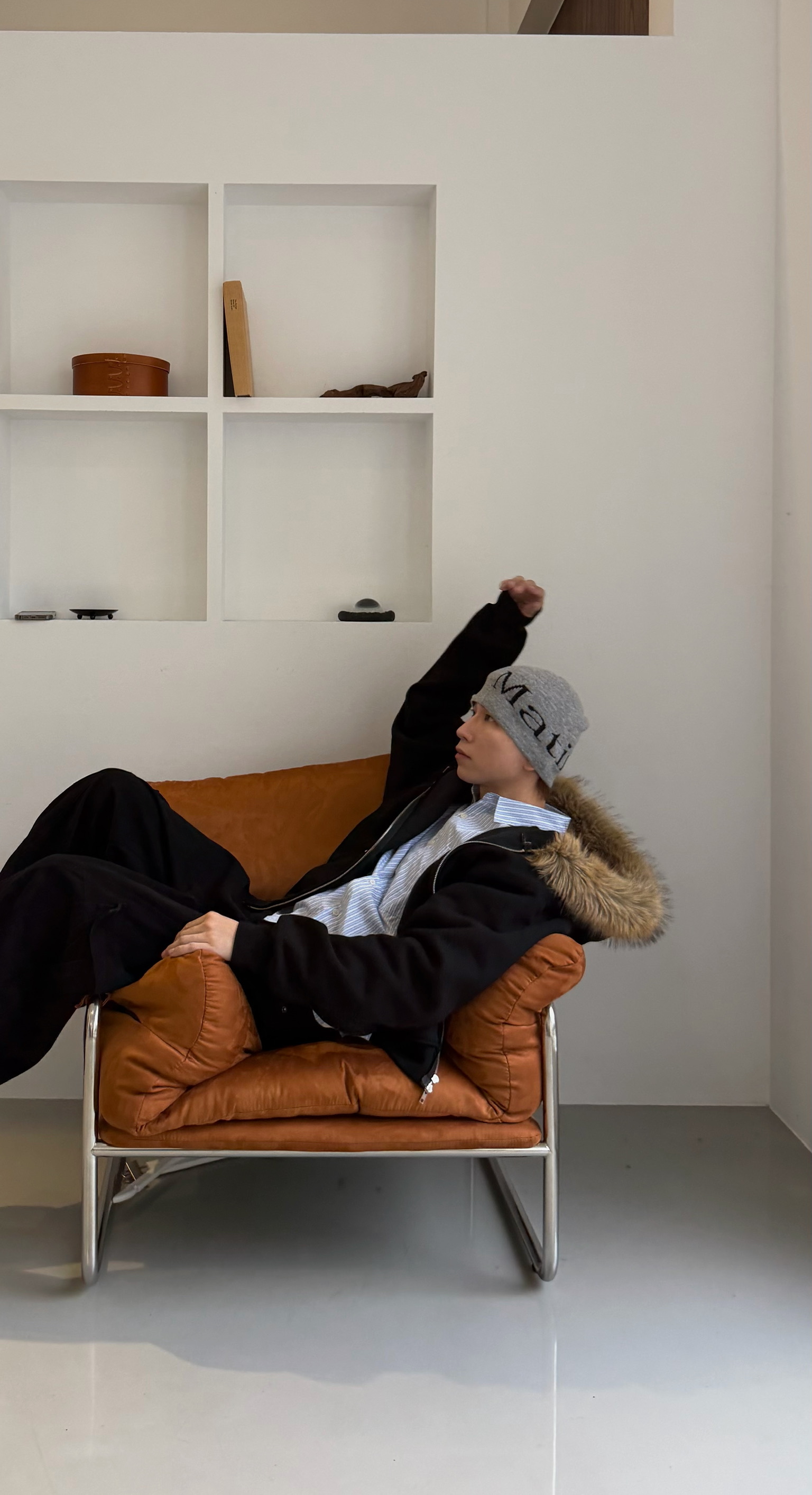 質感皮草連帽夾克🫶🏻