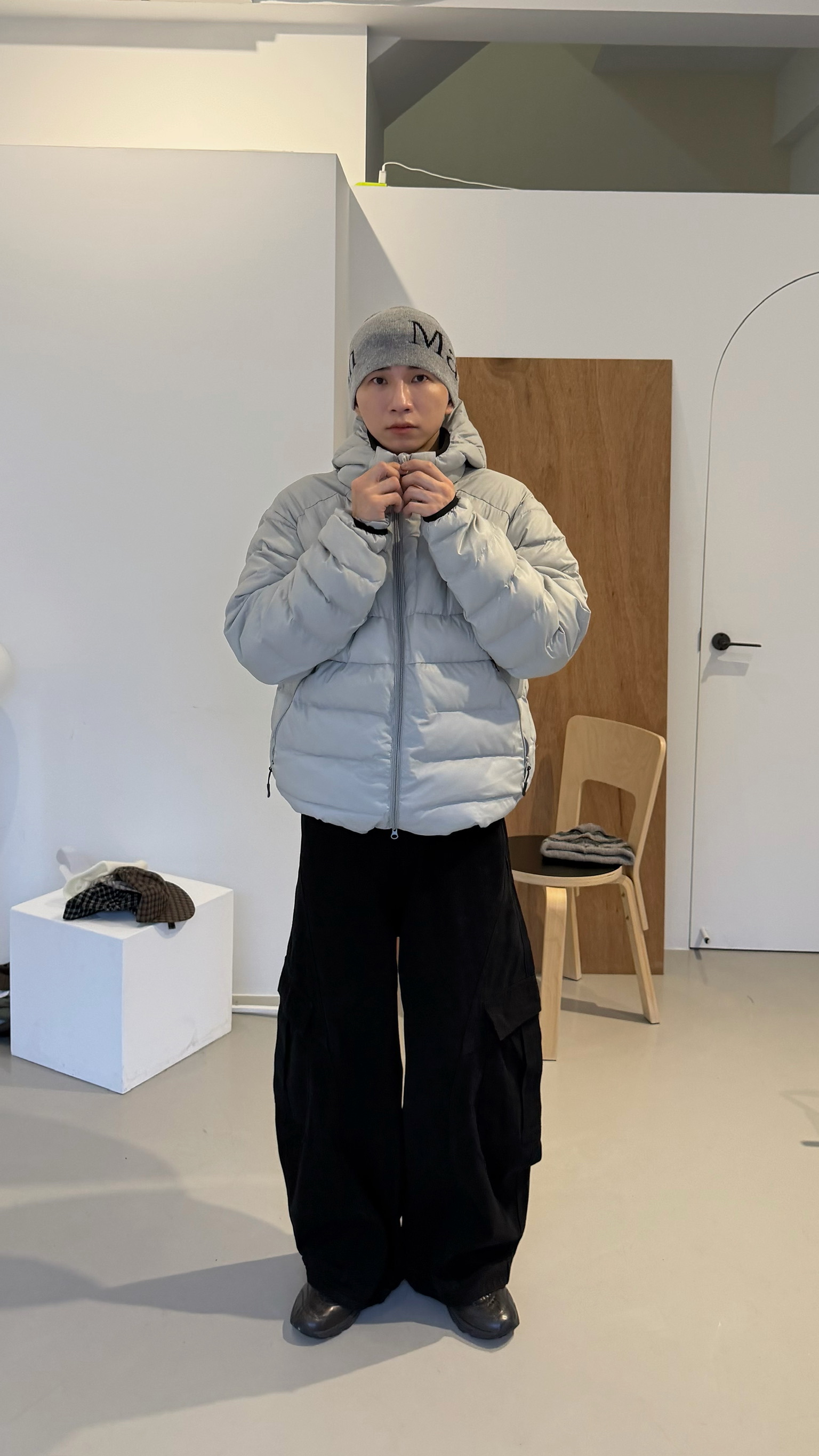 保暖鋪棉連帽外套