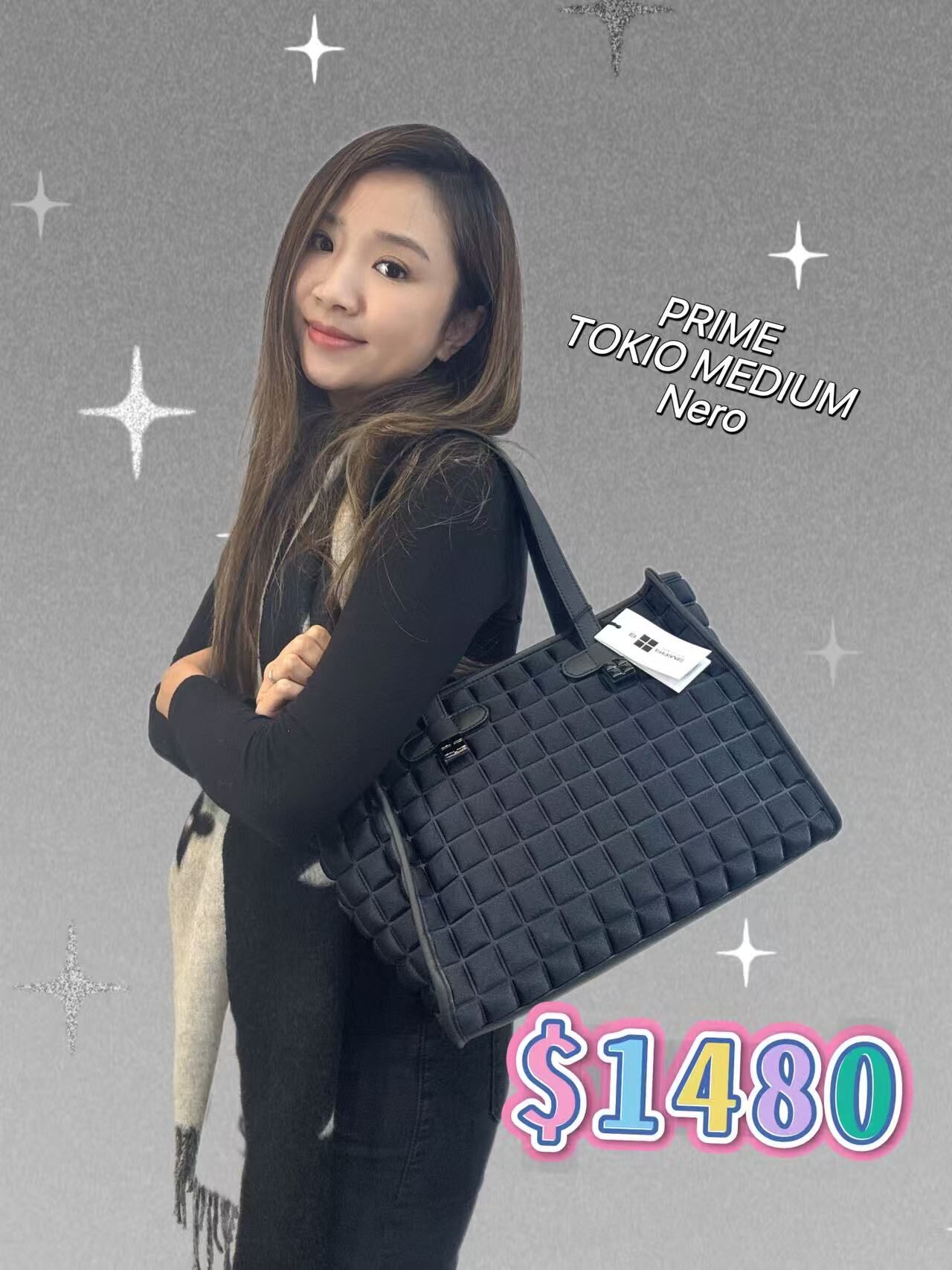 PRIME TOKIO MEDIUM NERO LUCIDO -T