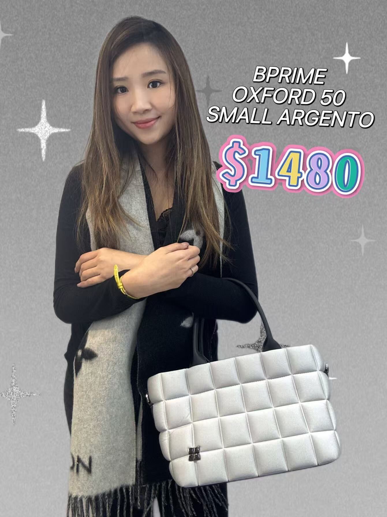 BPRIME OXFORD 50 SMALL ARGENTO-T