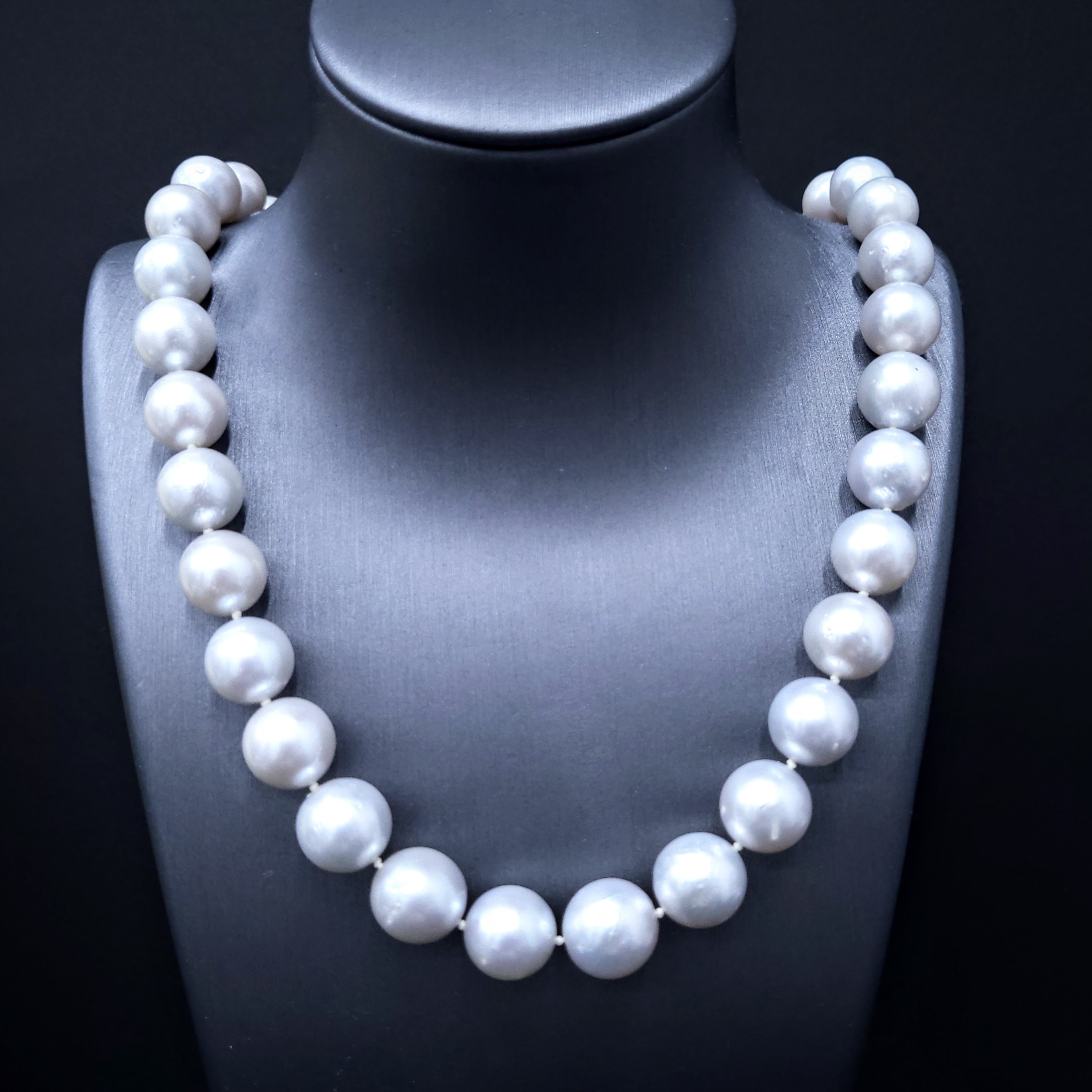 天然南洋珍珠頸鍊串