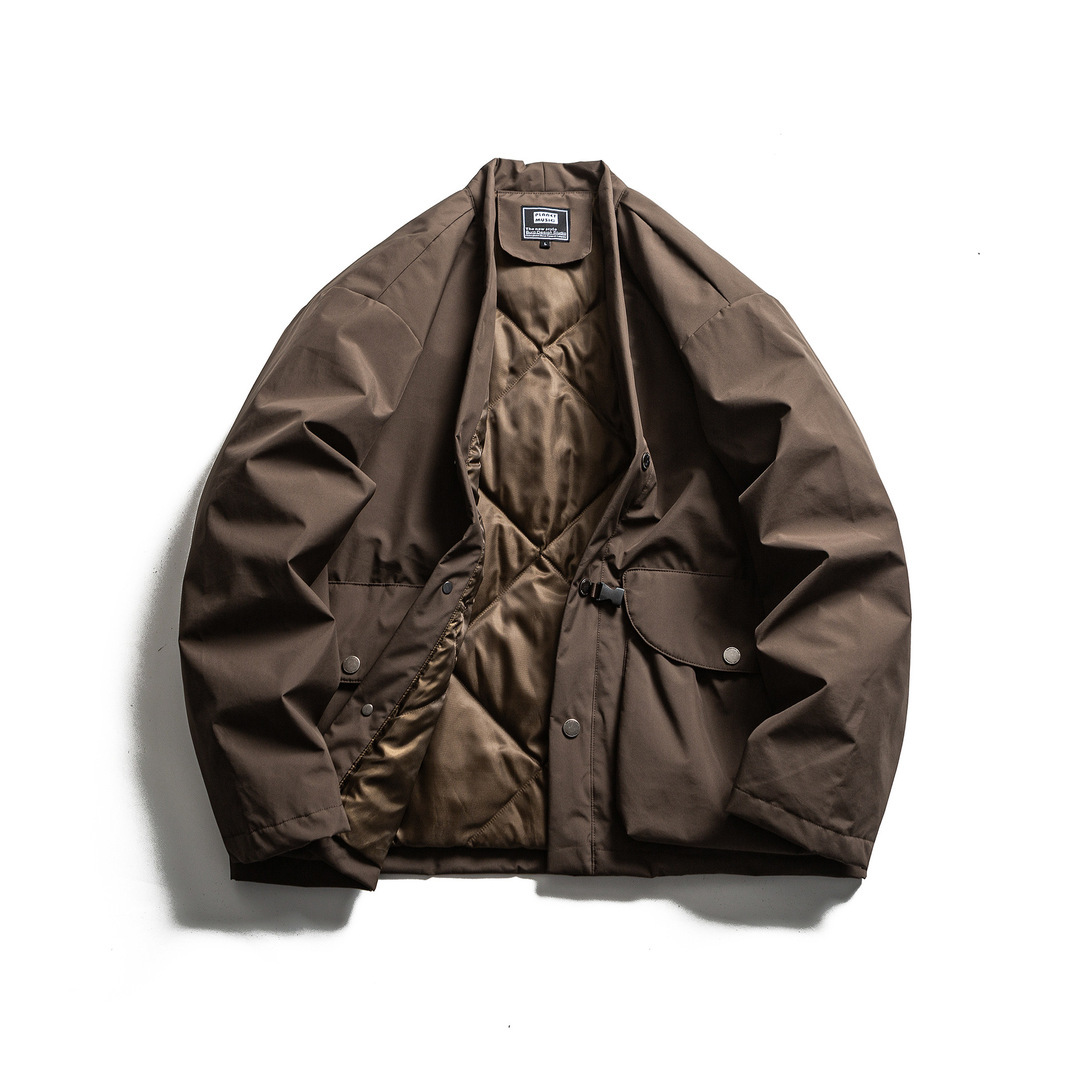 Taoist robe中式扣帶羽絨外套