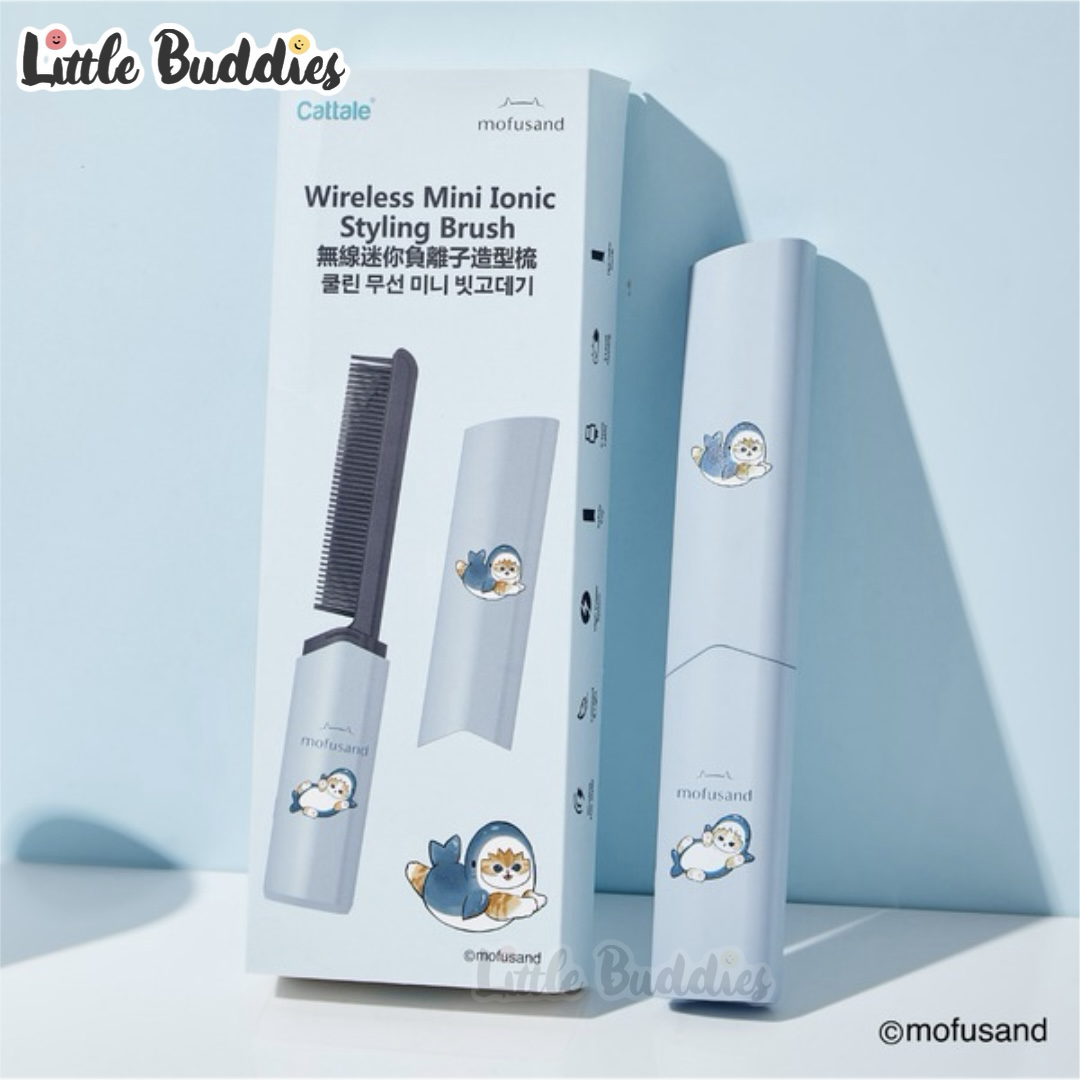🎄LB聖誕特選優惠🎁 Mofusand 無線迷你負離子直髮梳