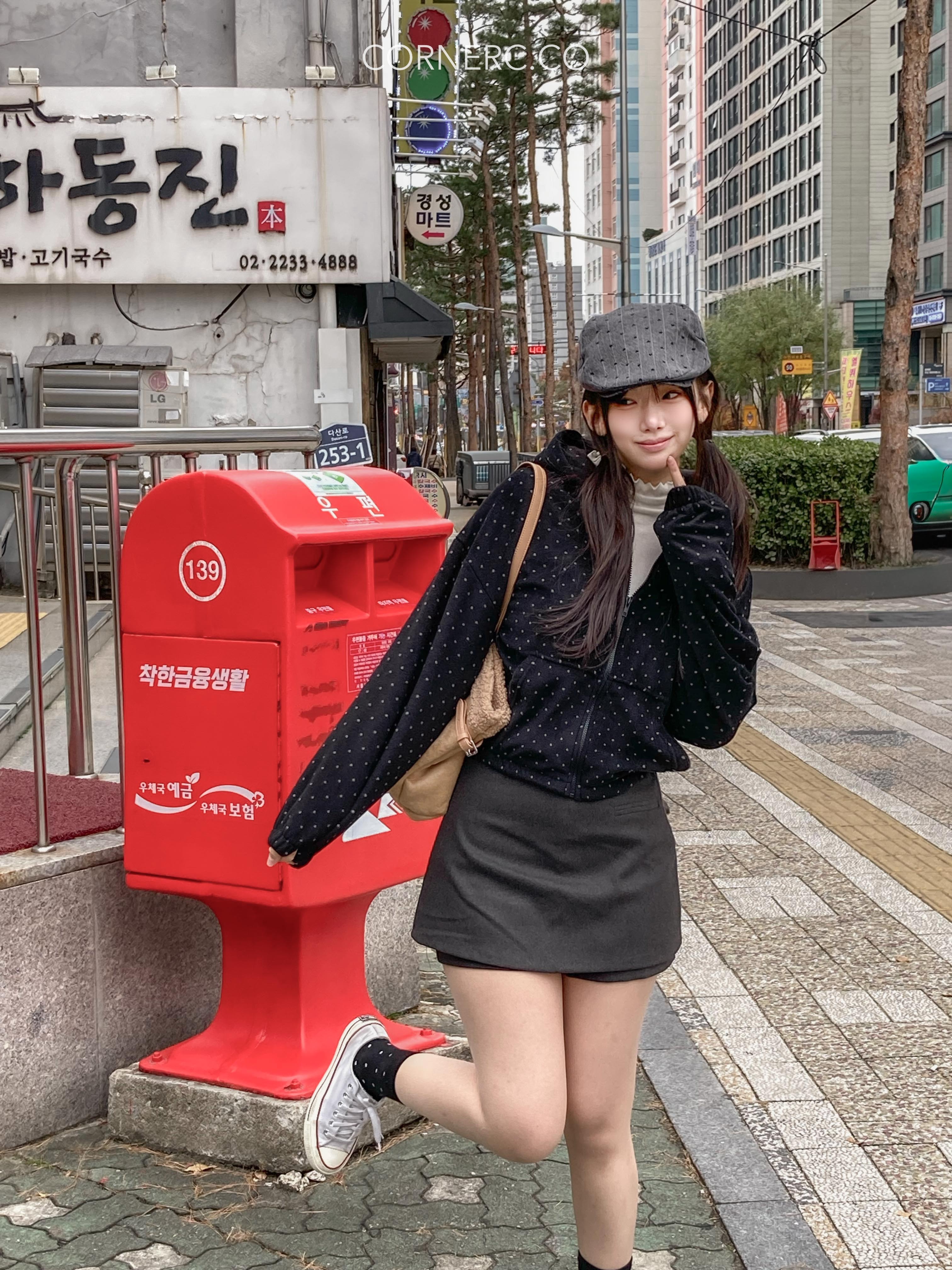 Blur Dot Fleece Zip Up Jacket〈🇰🇷DAY 3〉