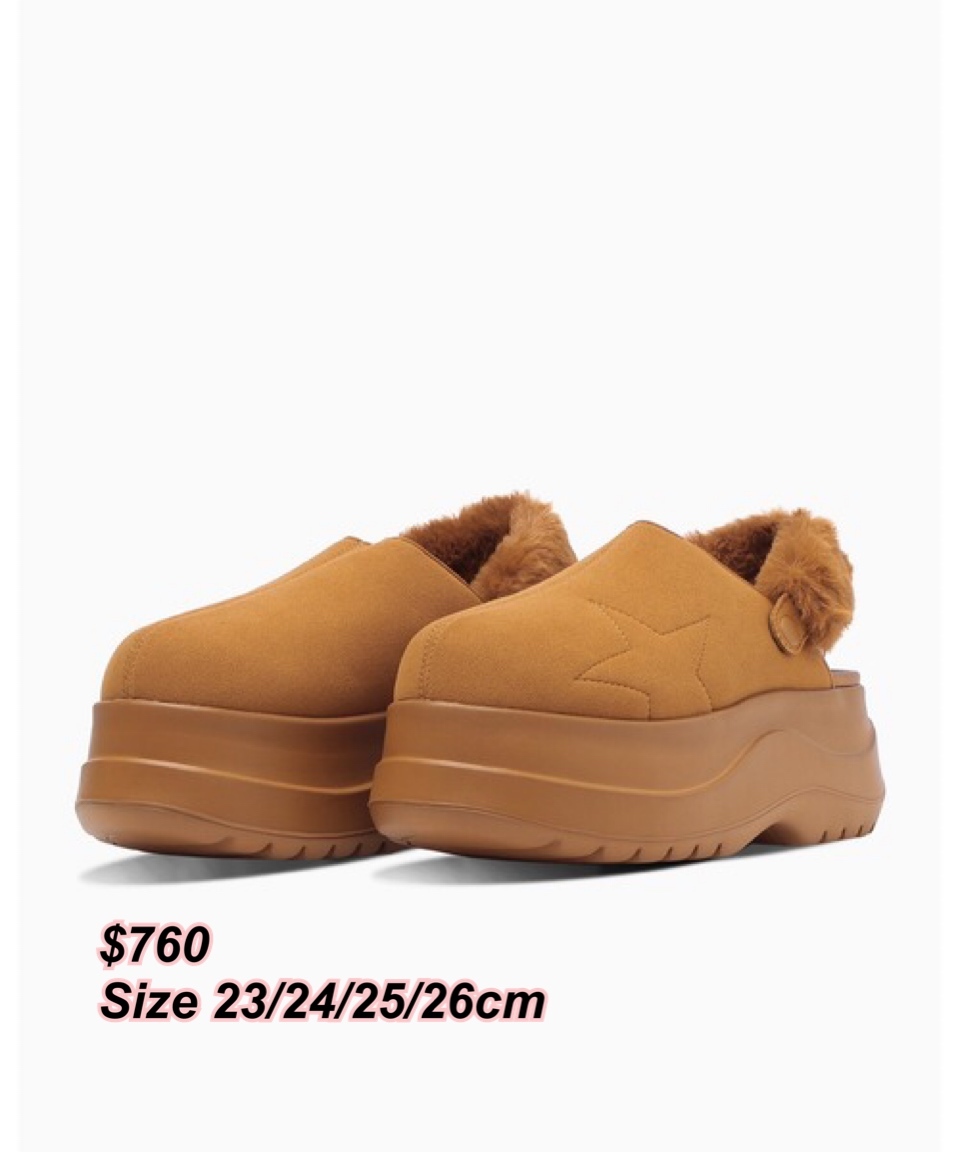 Converse 毛毛邊鞋款/2 色