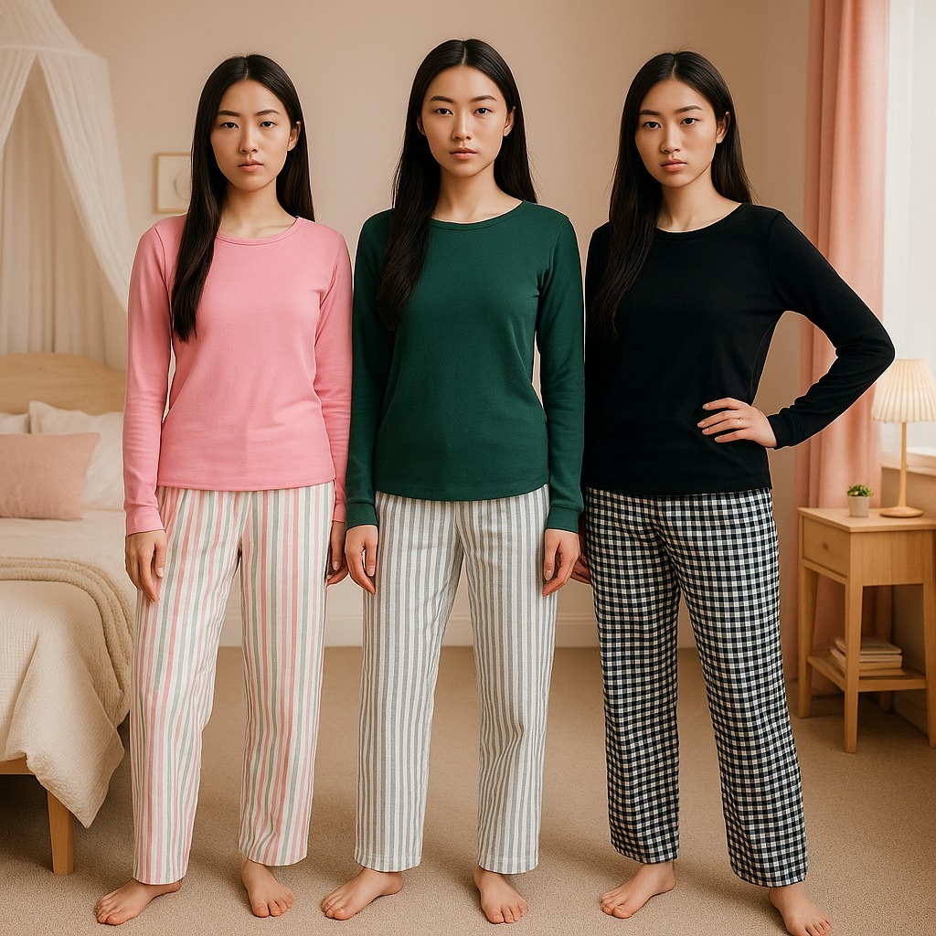 【預購】Q120309 GAP 女士兩件式法蘭絨睡衣套裝