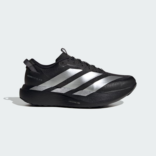 Adidas 愛迪達 Adizero EVO SL ATR KK2683 男 慢跑鞋 防潑水 跑鞋 路跑 黑 銀