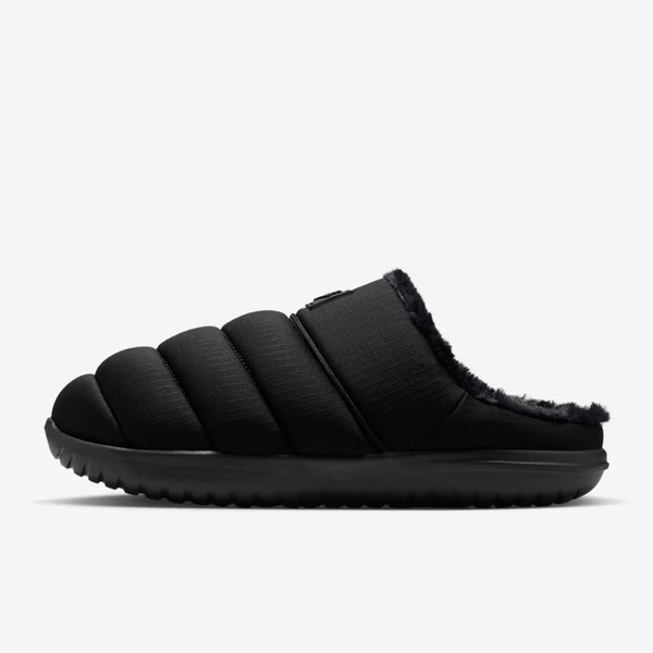 Nike 耐吉 Burrow SE HV8561-002 男 運動拖鞋 懶人鞋 麵包鞋 保暖 絨毛 黑