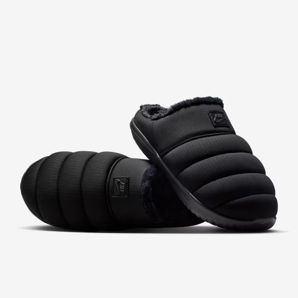 Nike 耐吉 Burrow SE HV8561-002 男 運動拖鞋 懶人鞋 麵包鞋 保暖 絨毛 黑