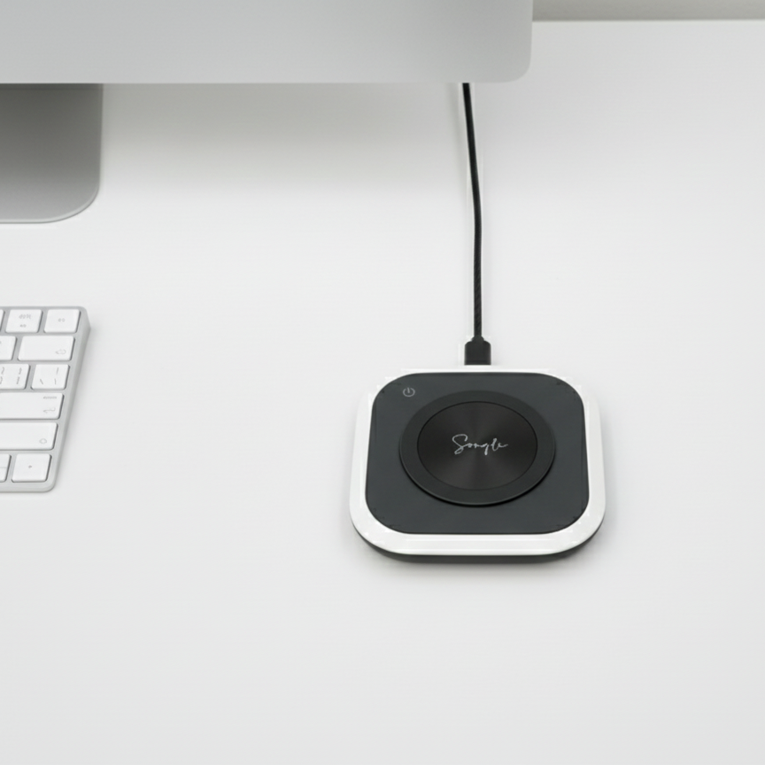 15W三用磁吸無線充電器|客製化鐫刻|三種燈光模式、隨心切換|漾彩呼吸燈|夜燈模式