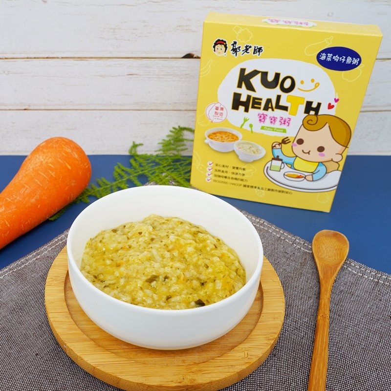 【郭老師】常溫副食品|海菜吻仔魚粥(6M+)