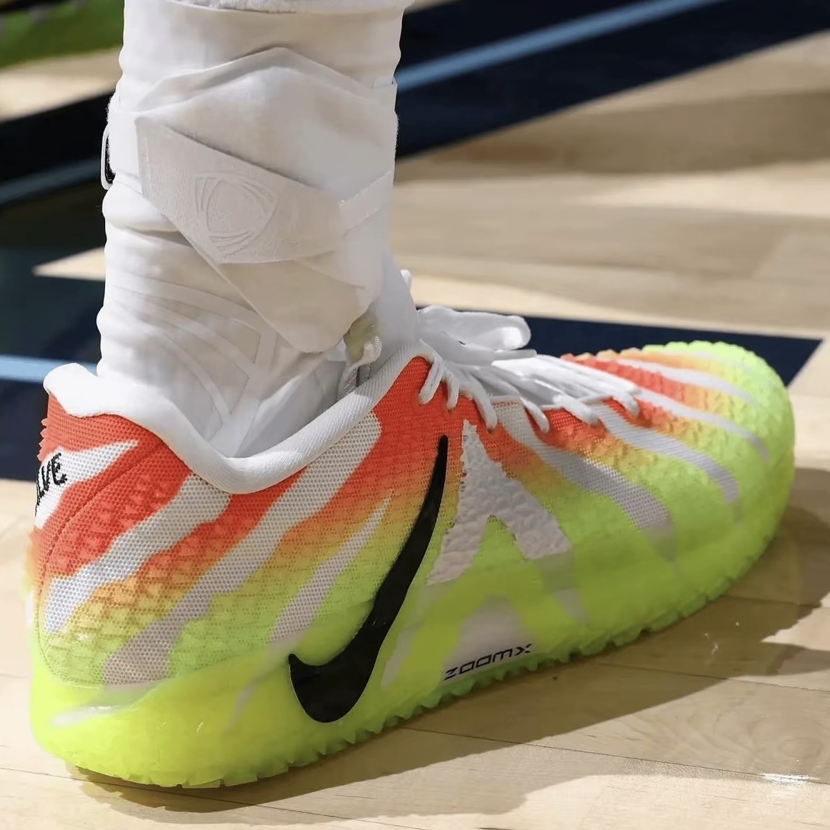 Nike Ja 3 XMAS 'Snowed In' 聖誕節 莫蘭特 實戰籃球鞋 白綠橘 IH0797-100