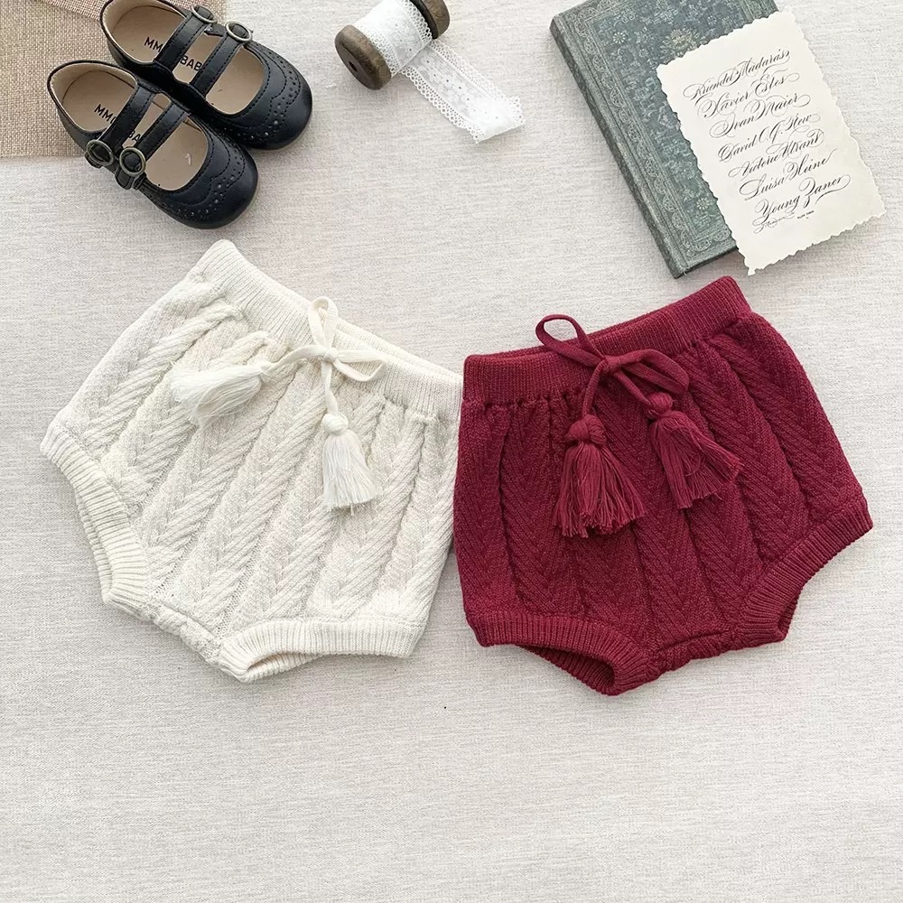 兩色流蘇包屁短褲