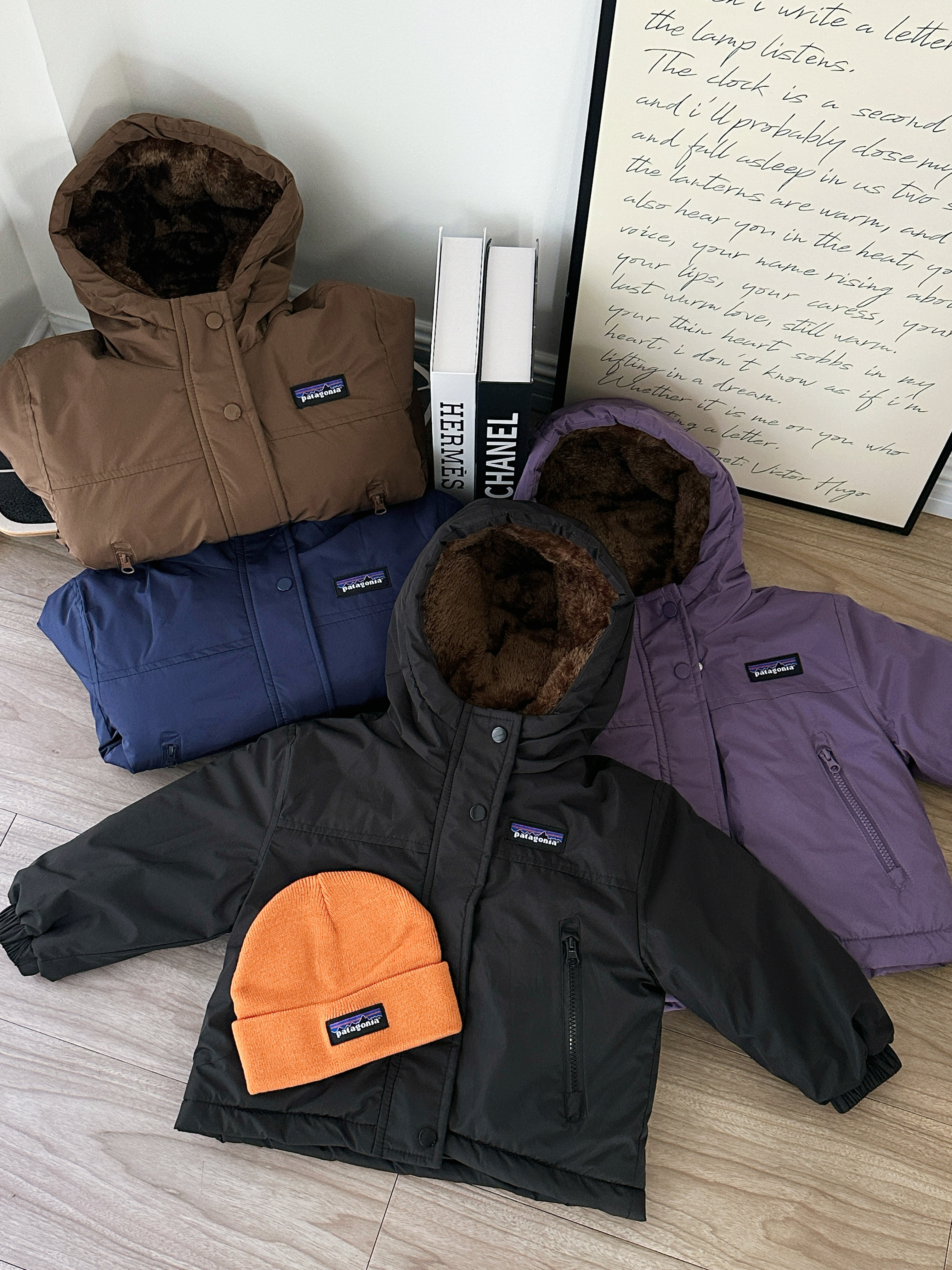 𝐏𝐚𝐭𝐚𝐠𝐨𝐧𝐢𝐚 加絨防風連帽外套