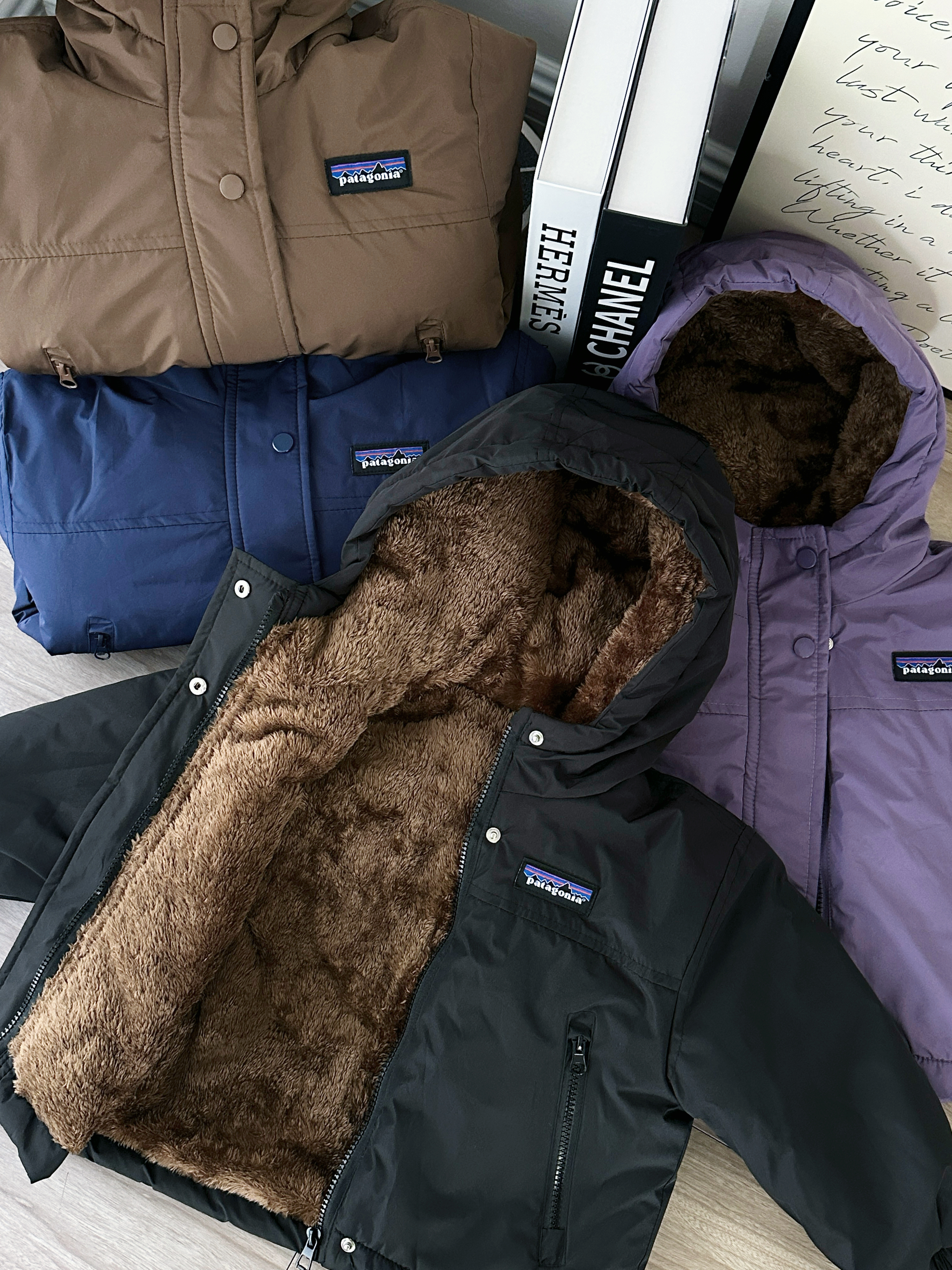 𝐏𝐚𝐭𝐚𝐠𝐨𝐧𝐢𝐚 加絨防風連帽外套