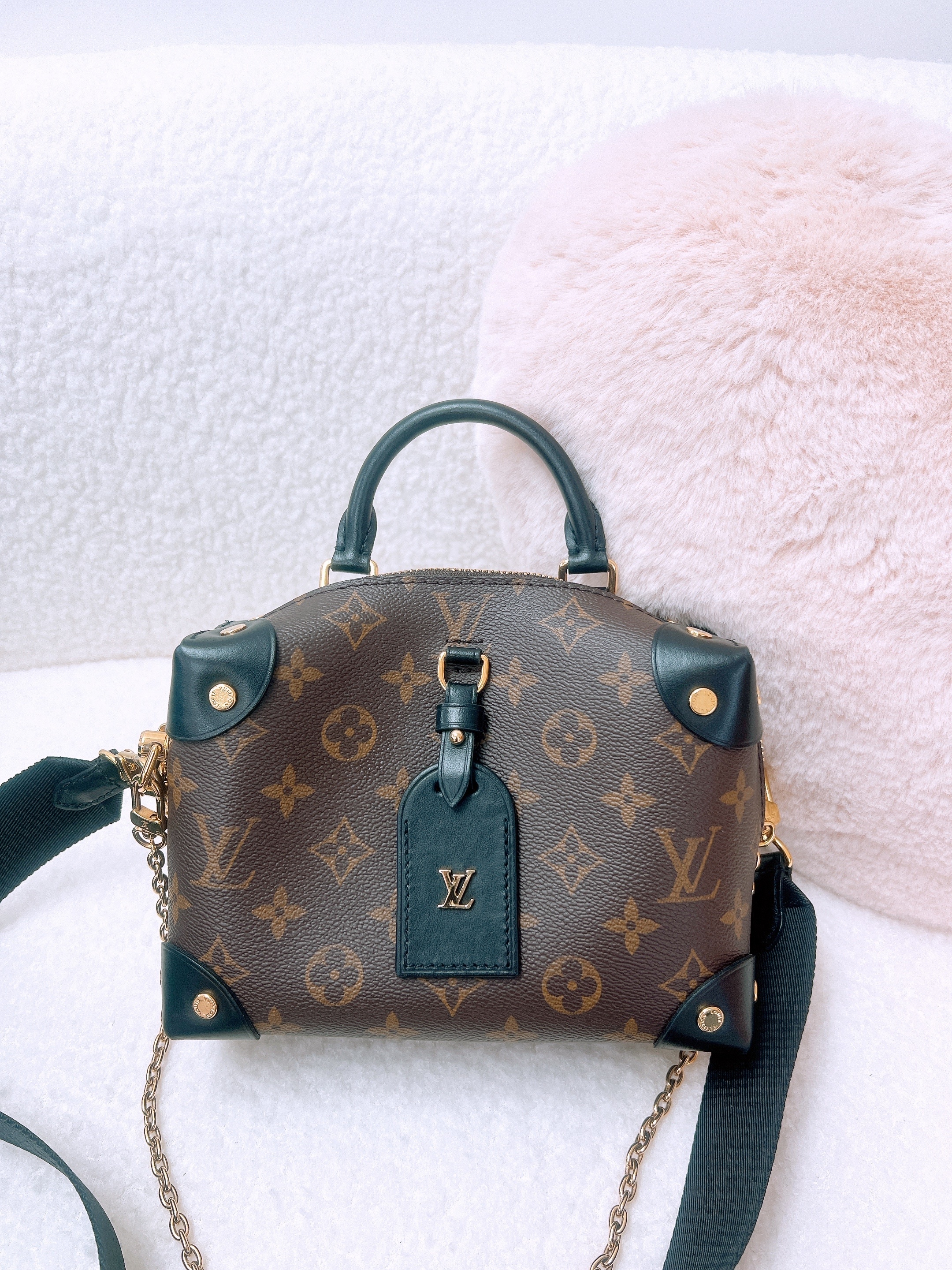Lv petite malle souple brown monogram