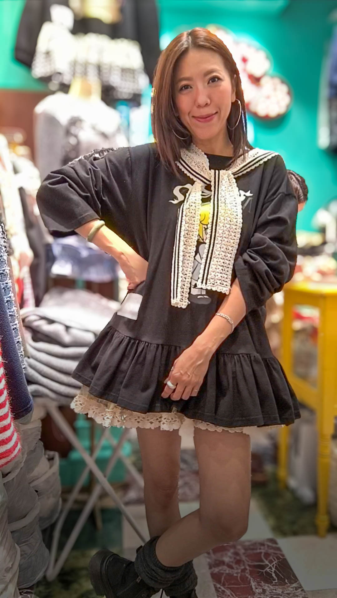 🎈K2764  ▶️小女生上衣 👉B:130cm L:76cm