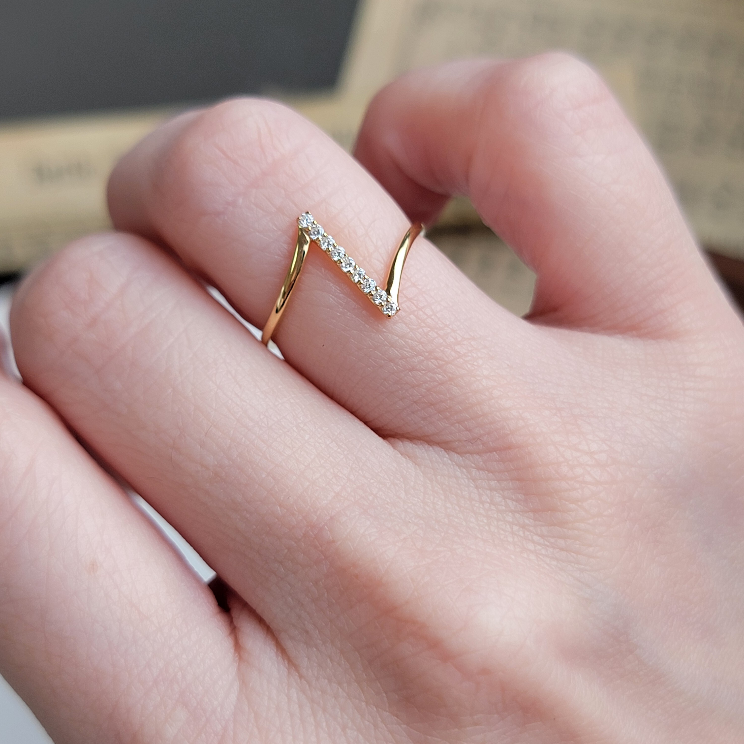 【me.luxe】SV18K願之光-初願鋯石戒