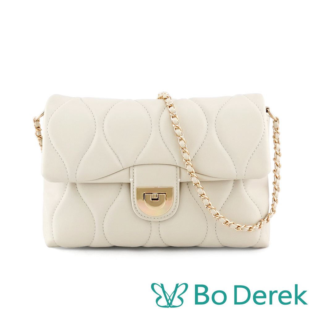 Bo Derek|金屬鎖扣絎縫鏈帶包