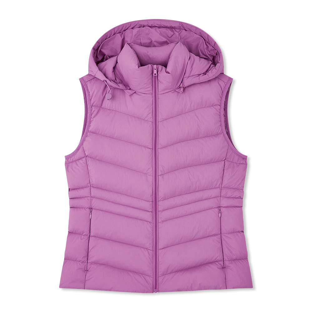 超輕薄可摺合羽絨背心外套