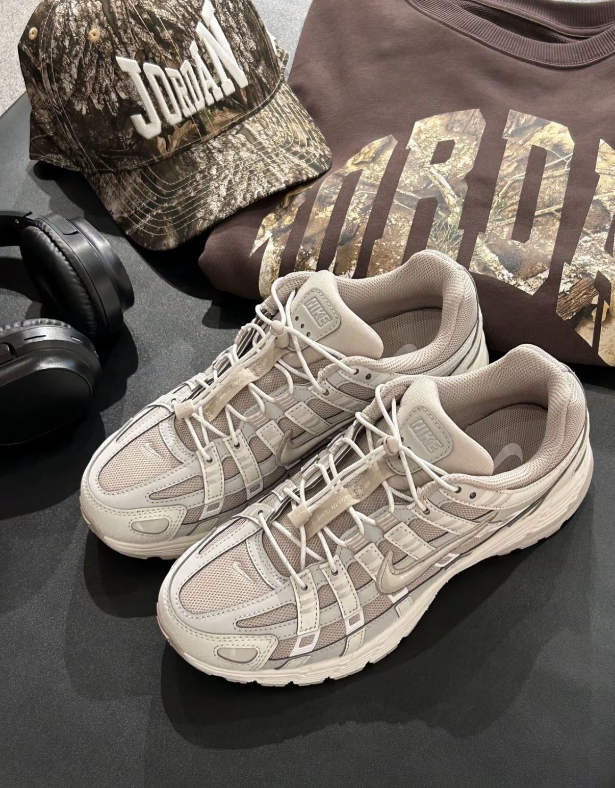 女鞋 NIKE P-6000 米骨白 復古 透氣 運動 休閒 抽繩鞋帶 老爹鞋【IM5237-100】PP6