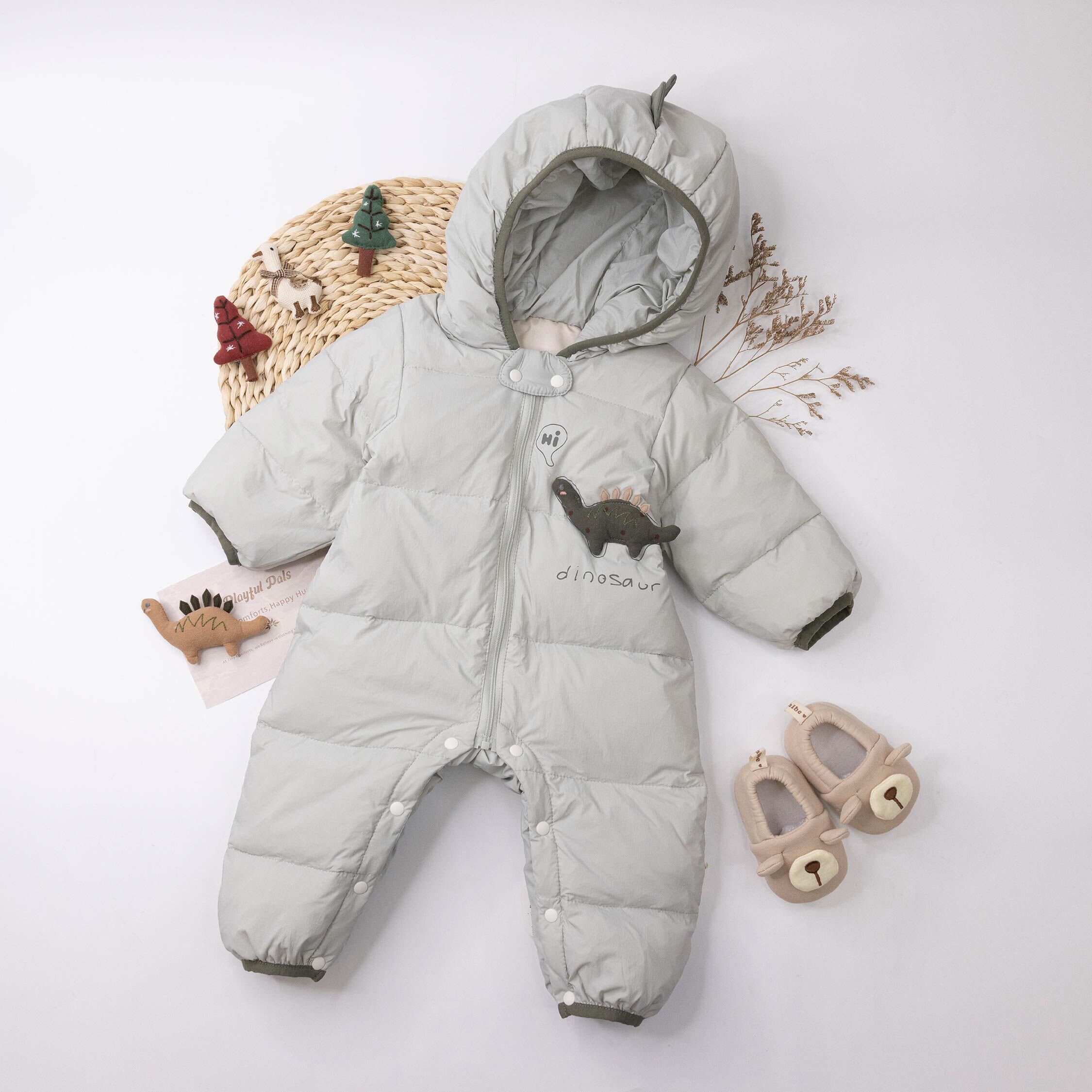 【JG5504】Hi立體恐龍羽絨連身衣