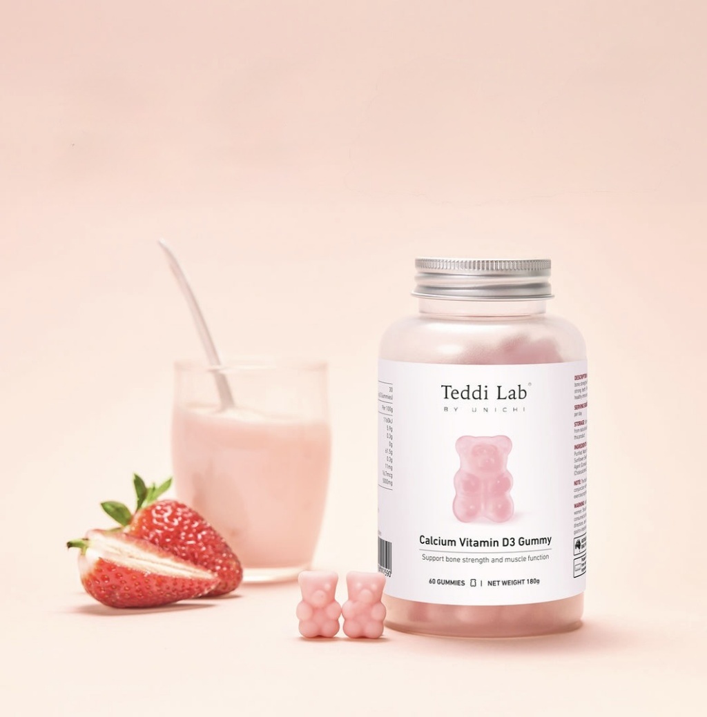 澳洲 Unichi 鈣＋D3小熊軟糖 60粒