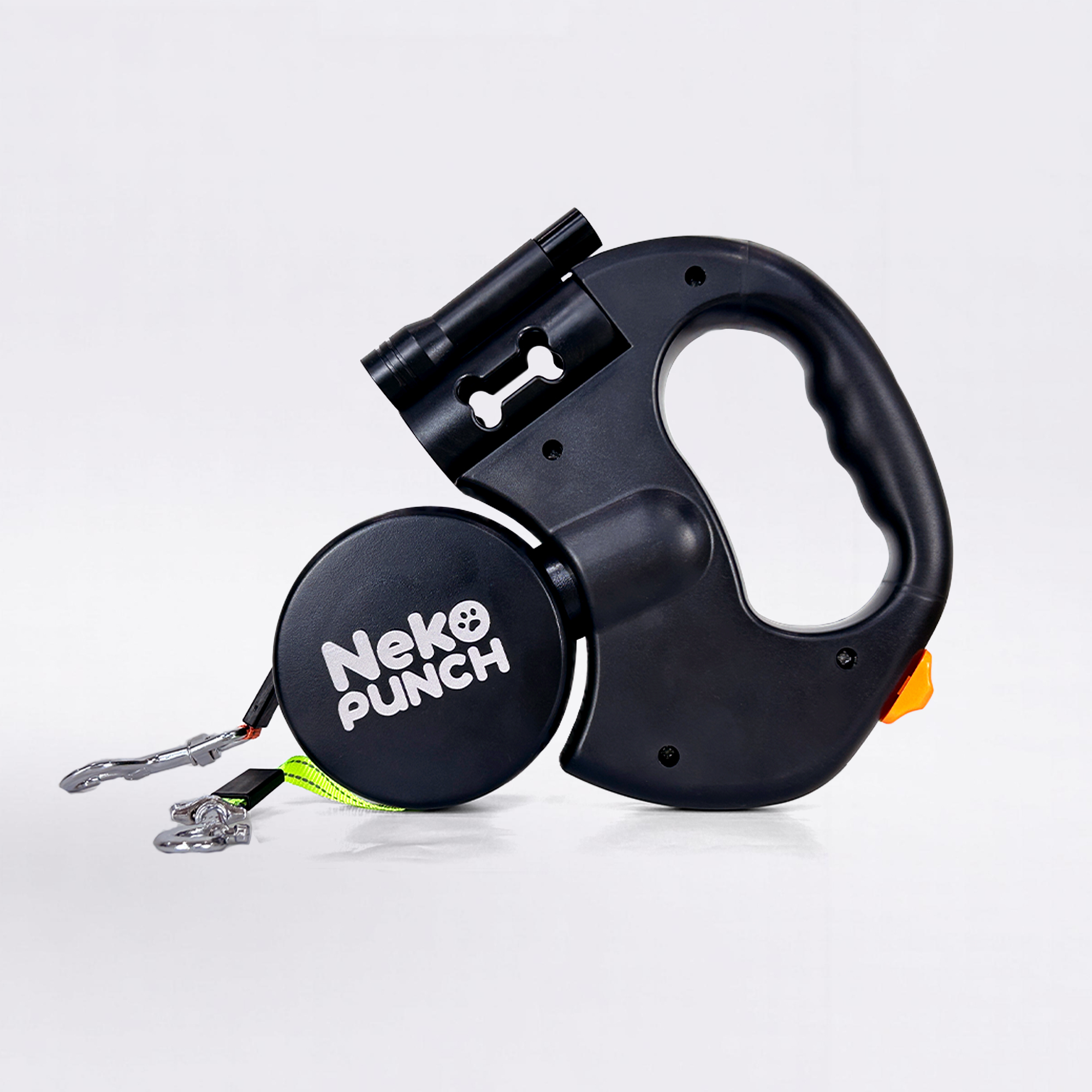 NekoPunch 雙子星狗繩|一拖二自動狗帶