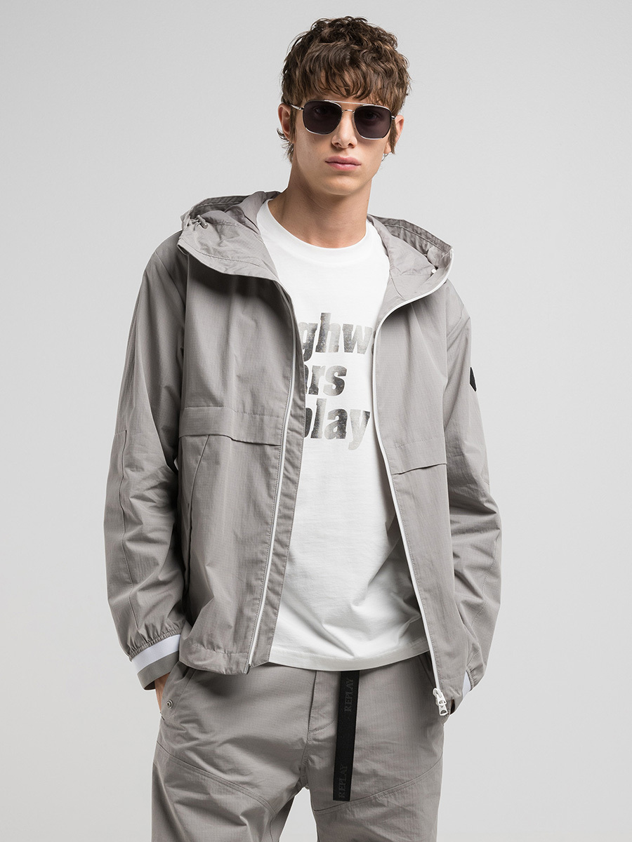 連帽拉鍊夾克