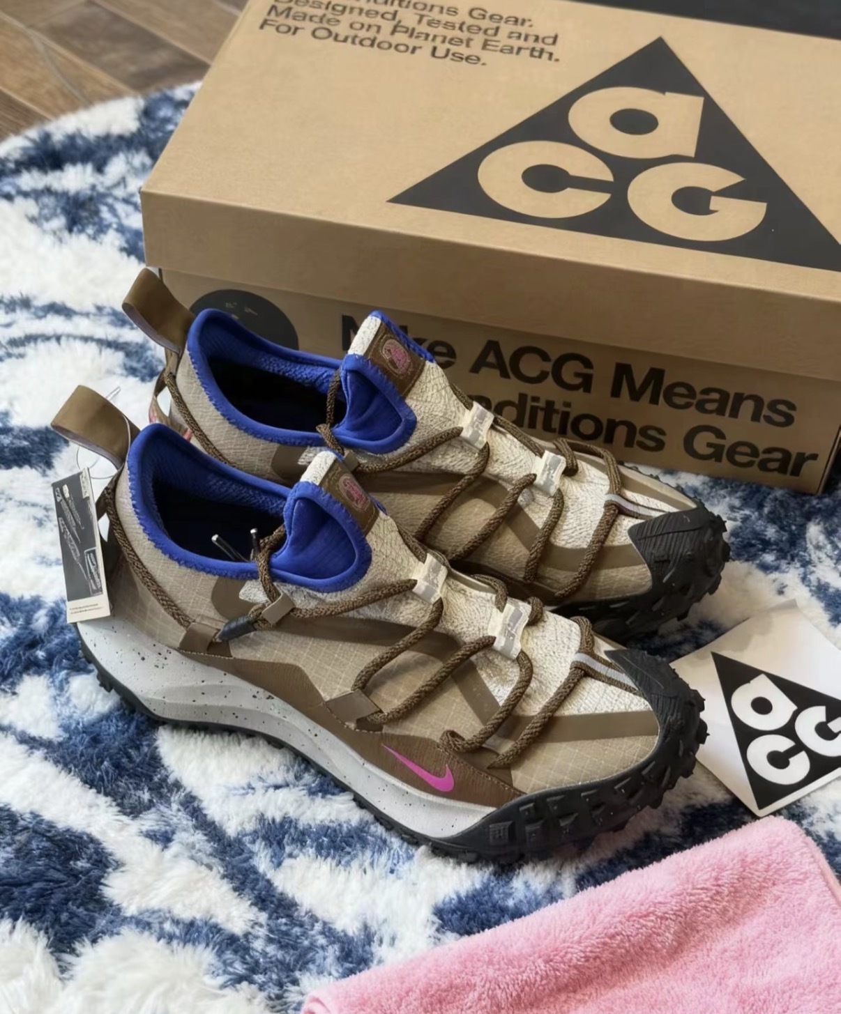 男鞋 NIKE ACG MOUNTAIN FLY LOW GTX SE 咖色 登山 越野 GORE-TEX 防水 機能 戶外鞋 運動鞋【IM6672-262】