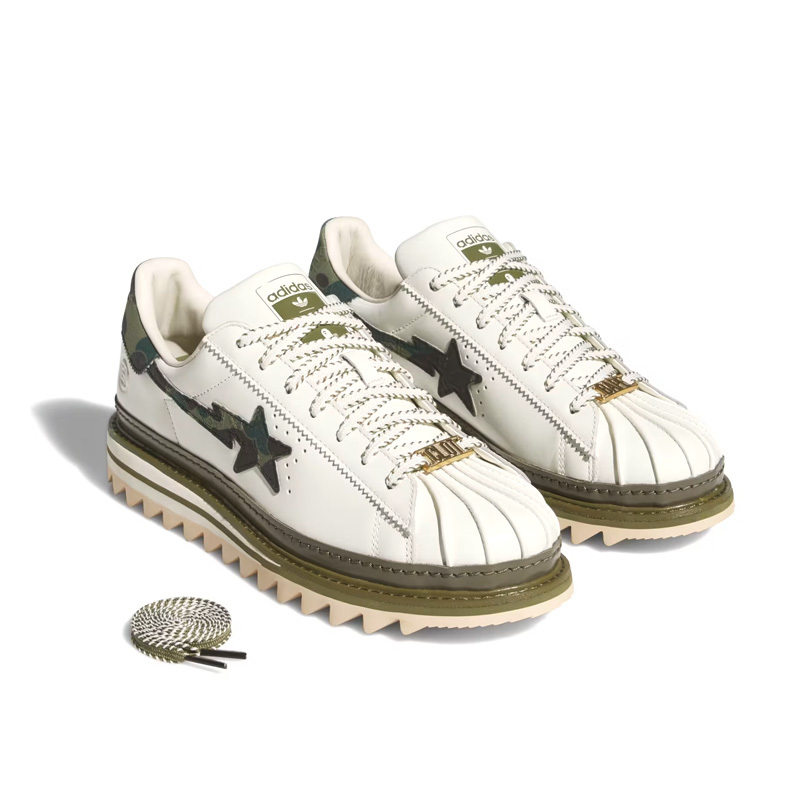 CLOT x BAPE x Adidas Superstar "Green Camo" 三方聯名 綠迷彩 KJ1473 [台灣現貨]